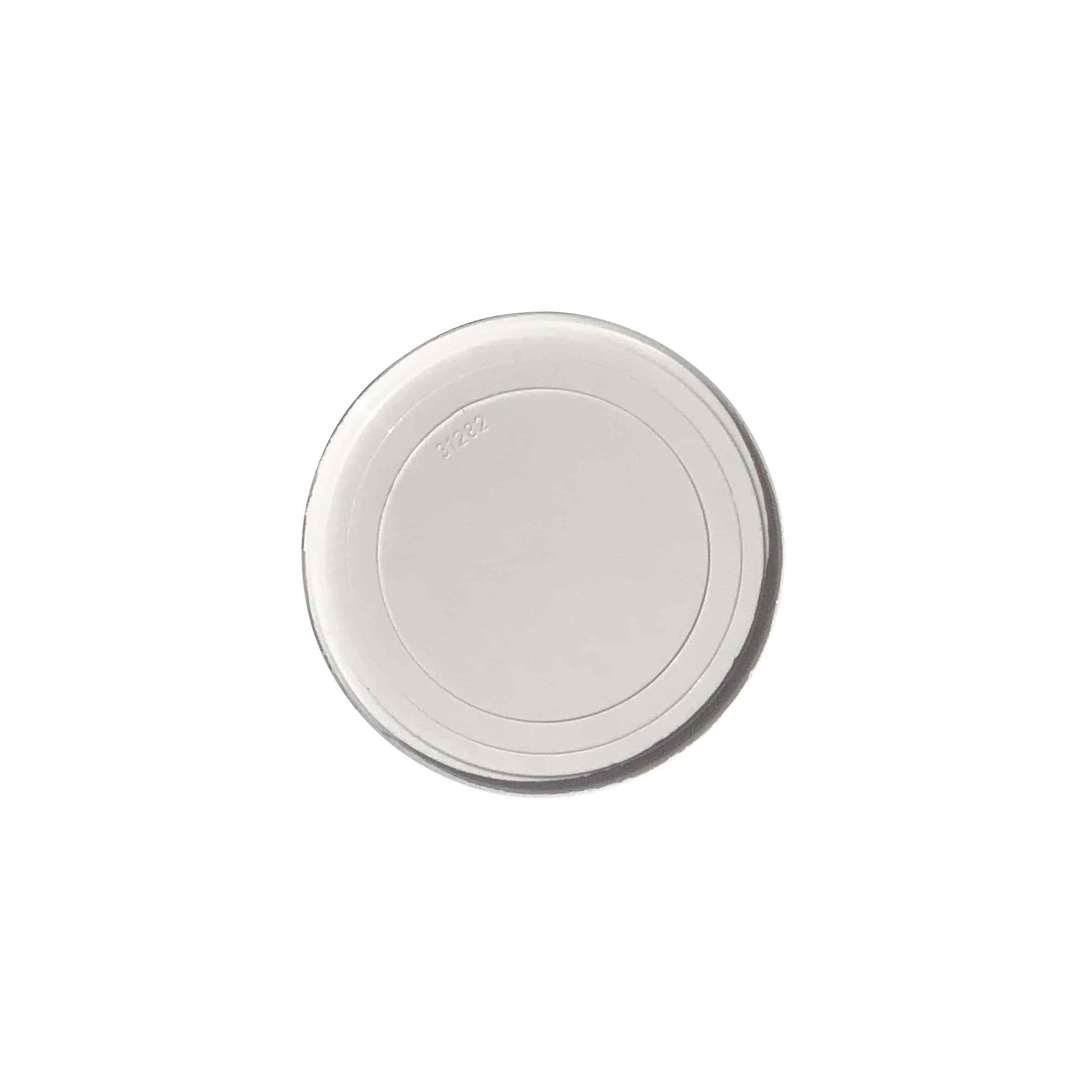 Tapa de protección para 'Bianca' de 50 ml, plástico de PP, blanco Tapa de protección para 'Bianca' de 50 ml, plástico de PP, blanco