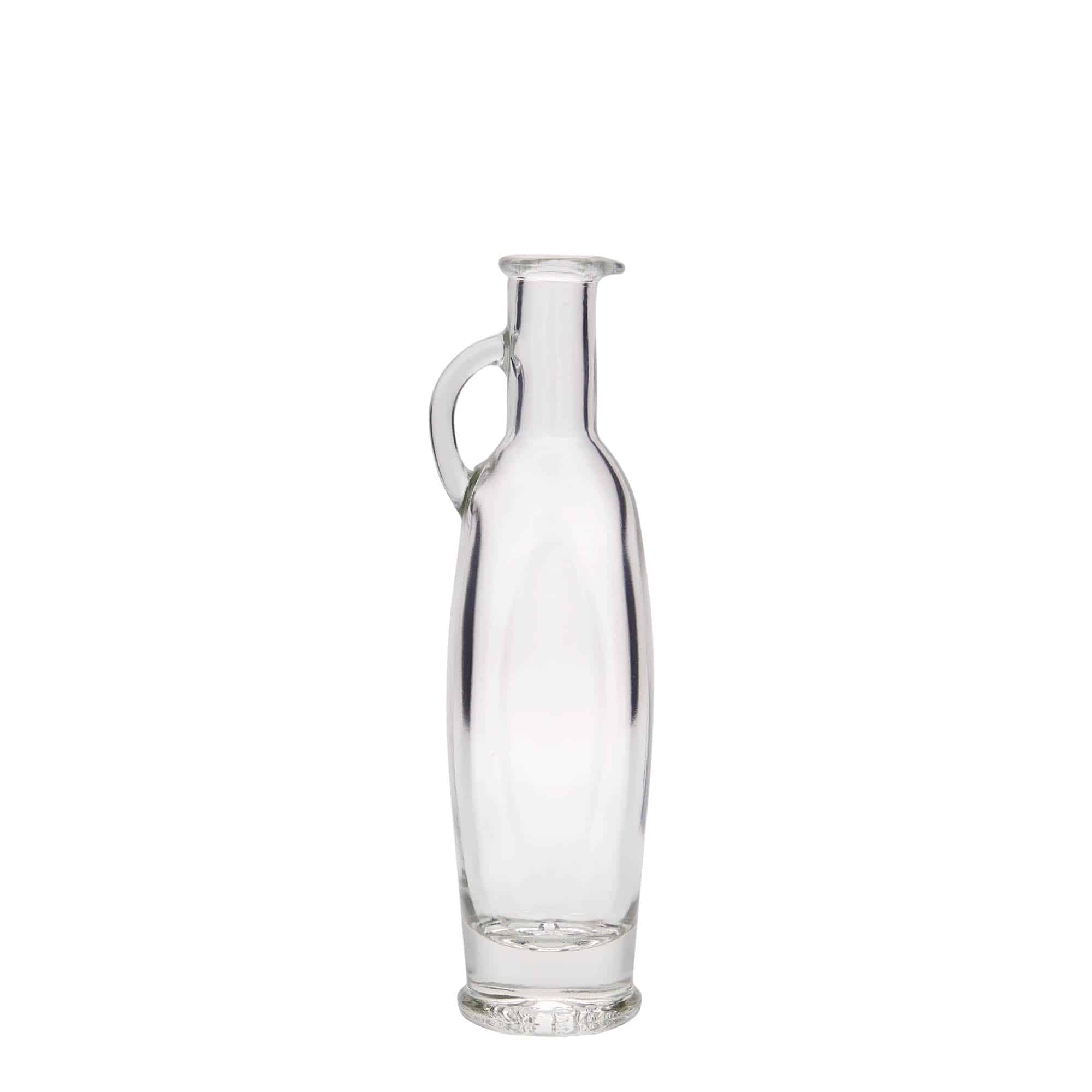 Botella de vidrio 'Eleganta' de 100 ml, ovalada, boca: corcho Botella de vidrio 'Eleganta' de 100 ml, ovalada, boca: corcho