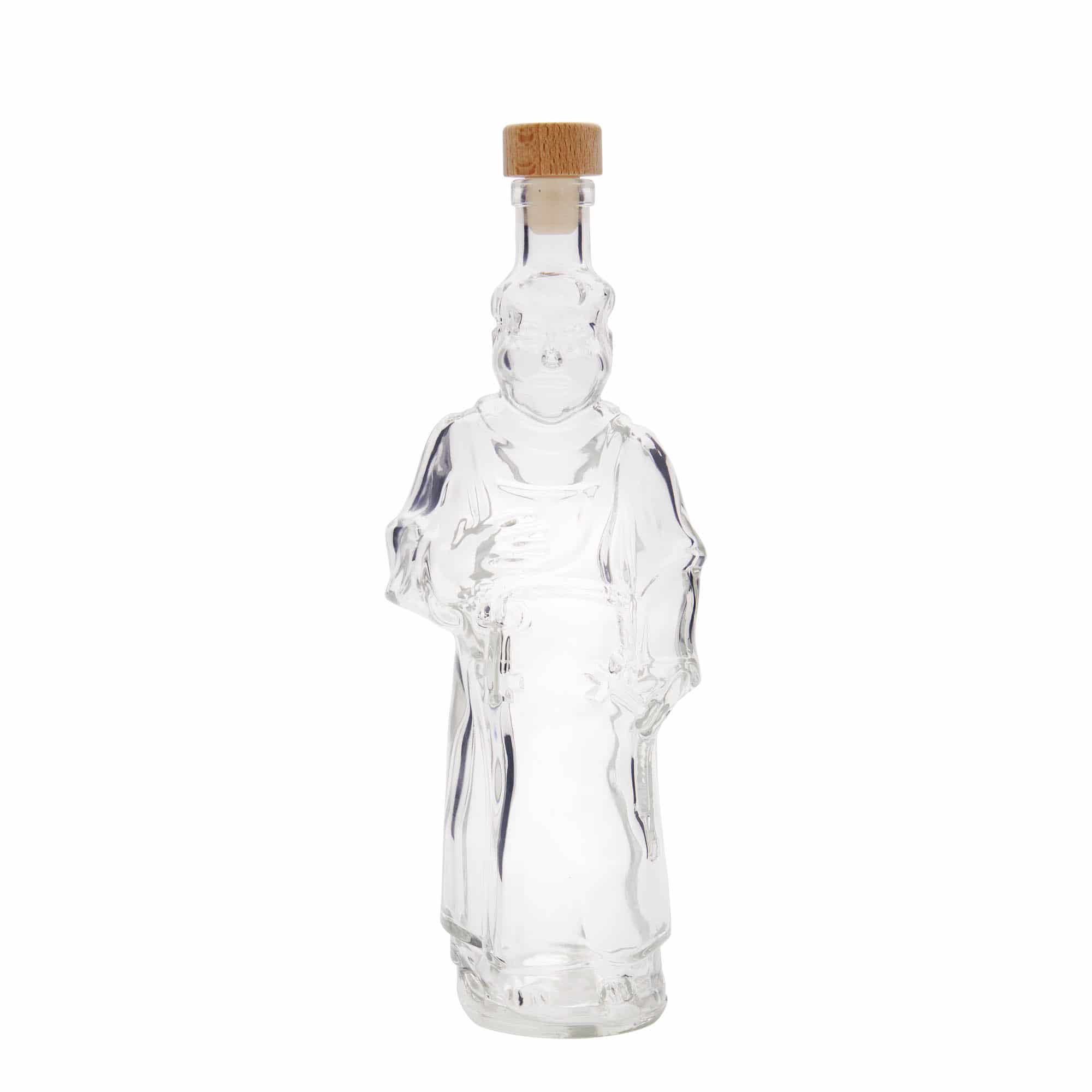 Botella de vidrio 'Monje' de 350 ml, boca: corcho