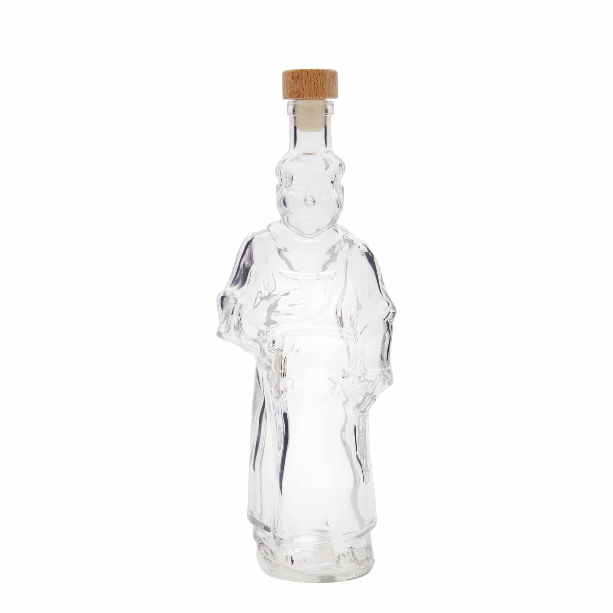 Botella de vidrio de 350 ml 'Monje', boca: corcho