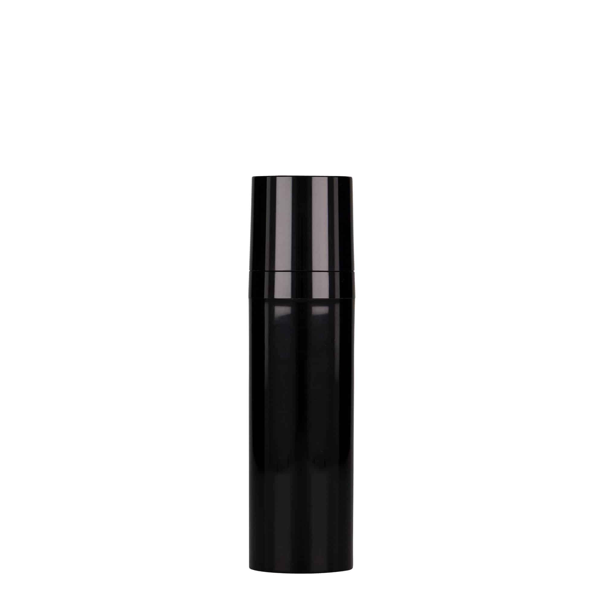Dispensador Airless de 30 ml 'Micro', plástico PP, negro