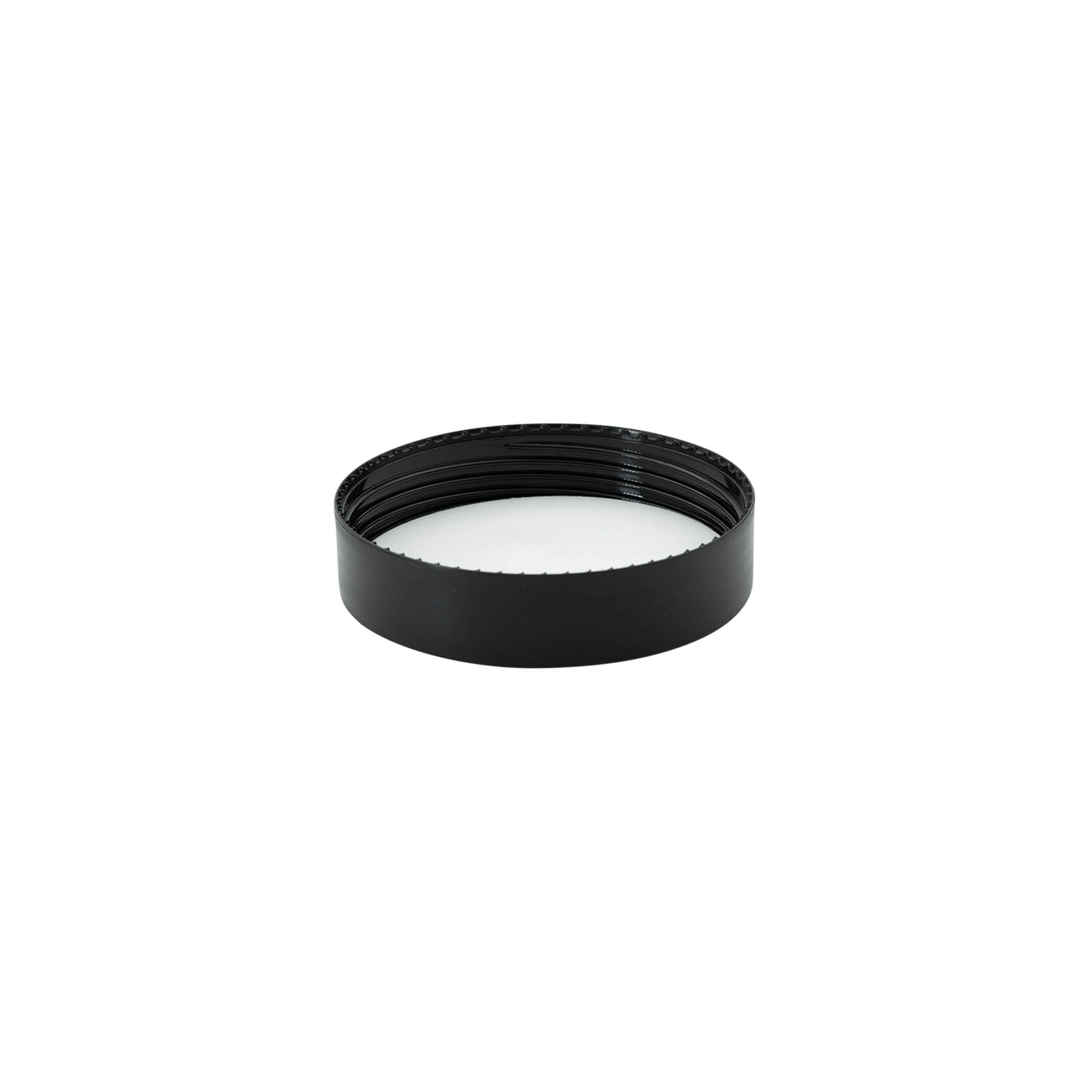 Tapa de rosca para 50 ml 'Antonella', plástico PP, negro Tapa de rosca para 50 ml 'Antonella', plástico PP, negro