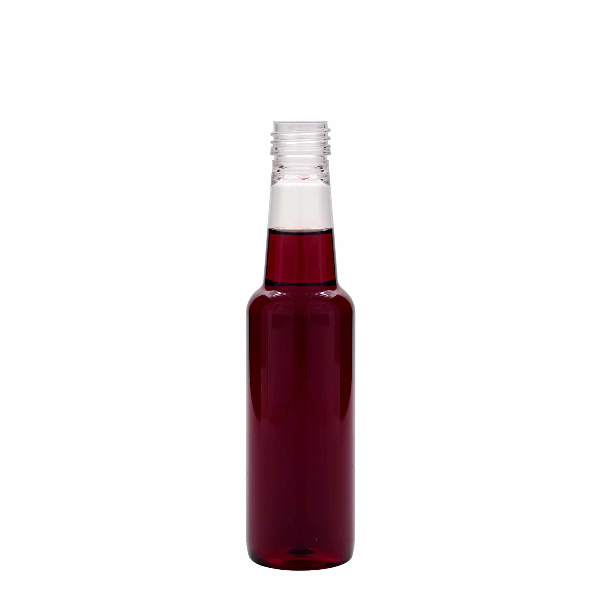 Botella PET de 250 ml 'Vino', plástico, boca: PP 28