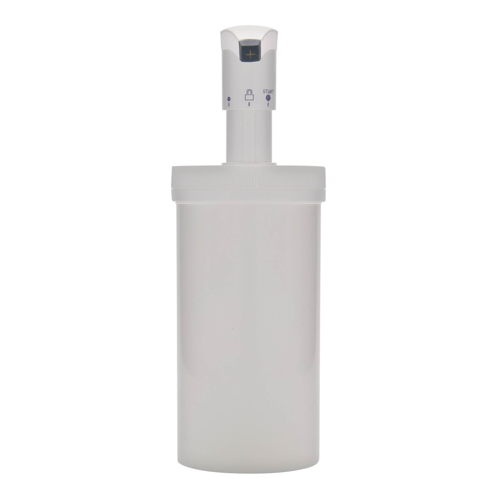 Botella dispensadora de 655 ml 'Securibox', plástico PP, blanca, boca: cierre de rosca Botella dispensadora de 655 ml 'Securibox', plástico PP, blanca, boca: cierre de rosca