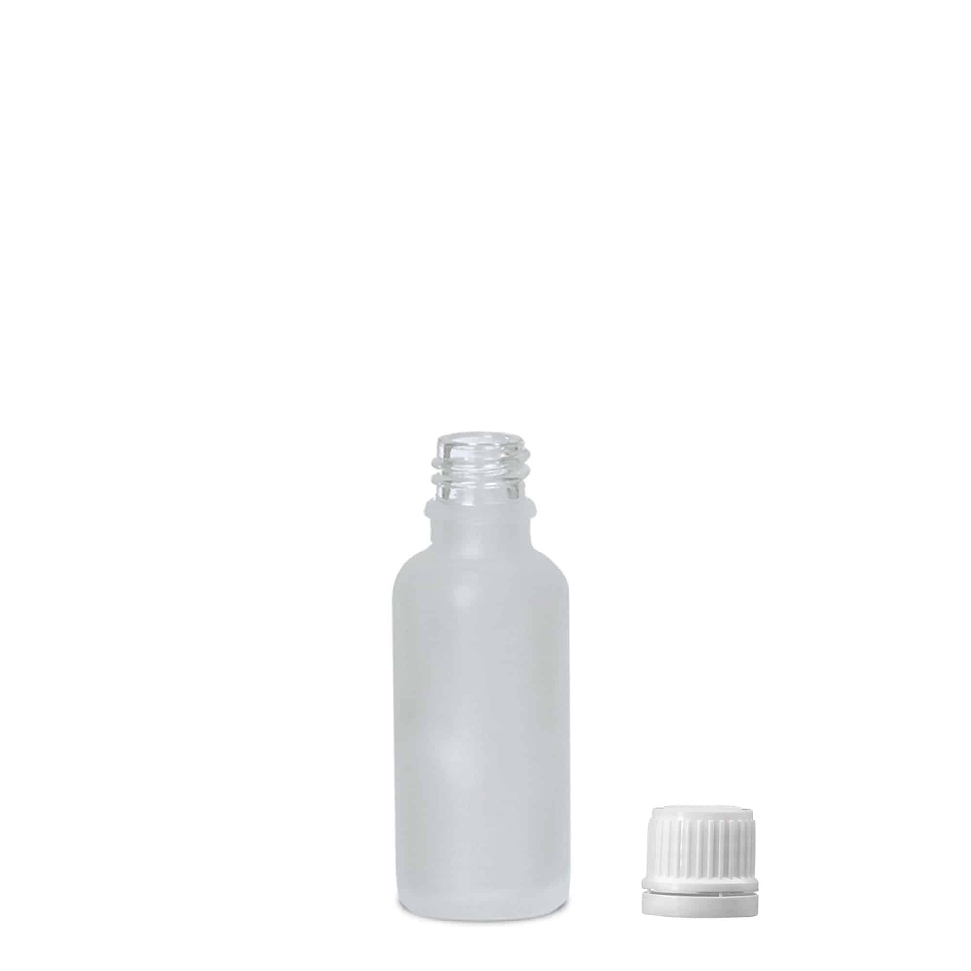 Frasco medicinal 30 ml, vidrio, esmerilado, boca: DIN 18