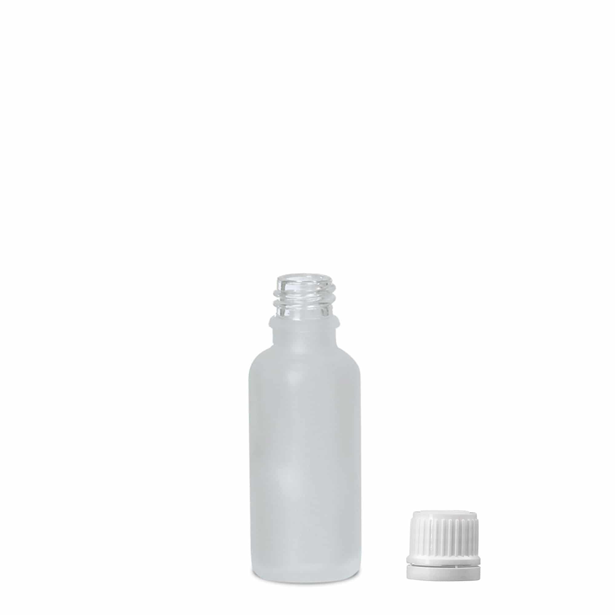 30 ml frasco medicinal, vidrio, esmerilado, boca: DIN 18