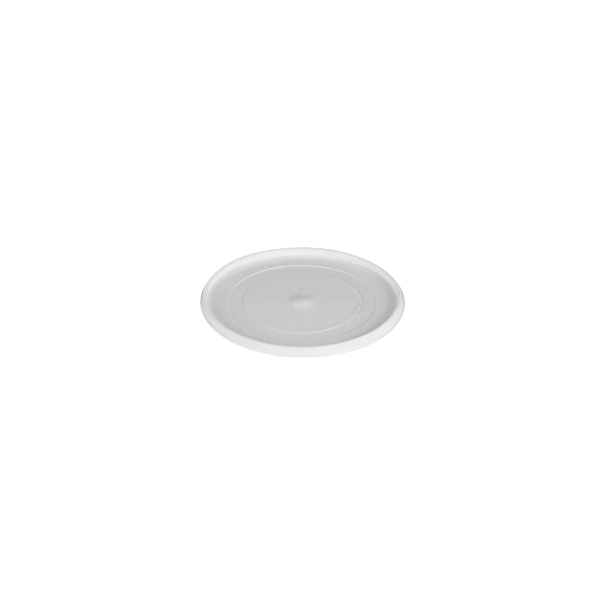 Disco de cubierta para 5 ml 'Bianca', plástico PP, blanco