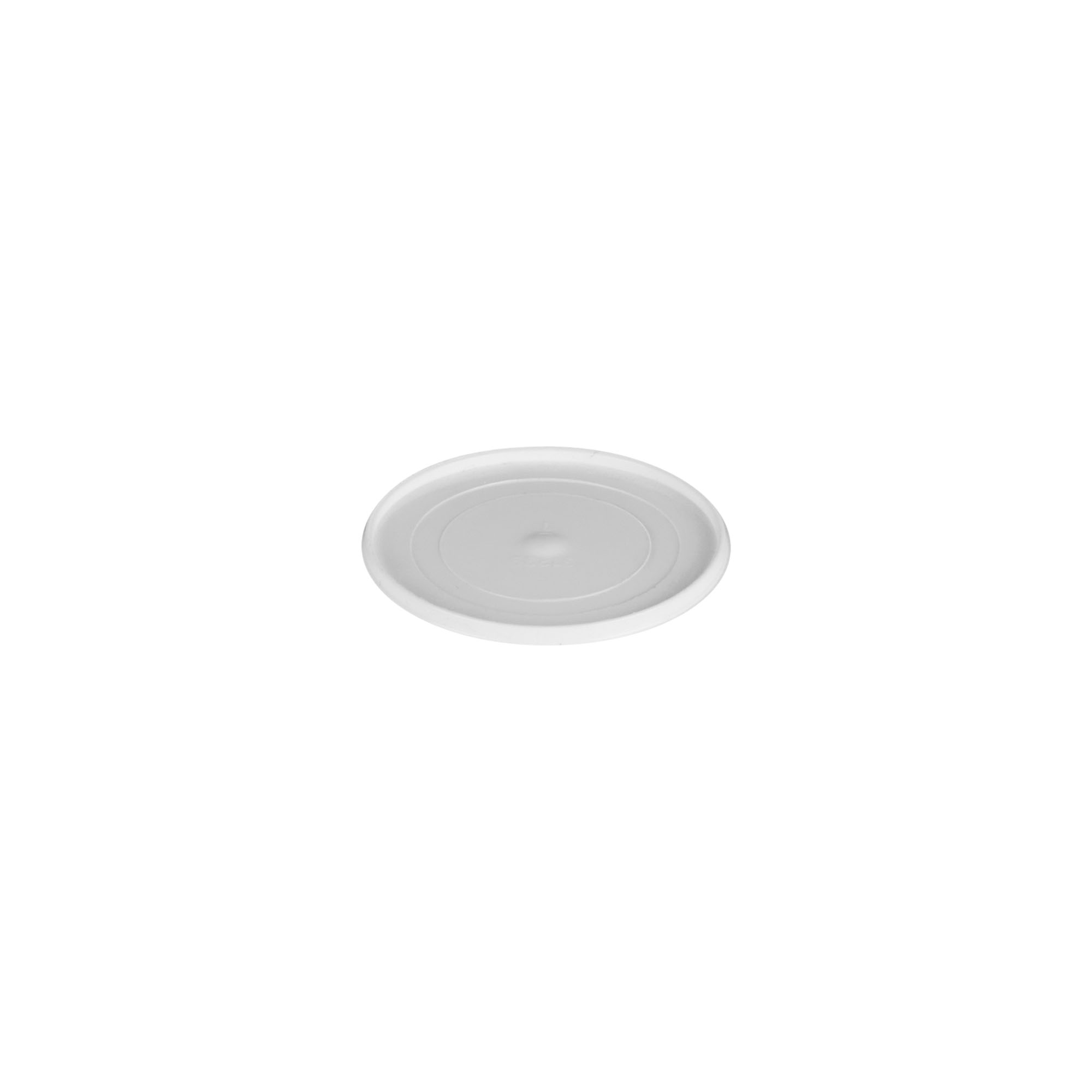 Disco de cubierta para 5 ml 'Bianca', plástico PP, blanco