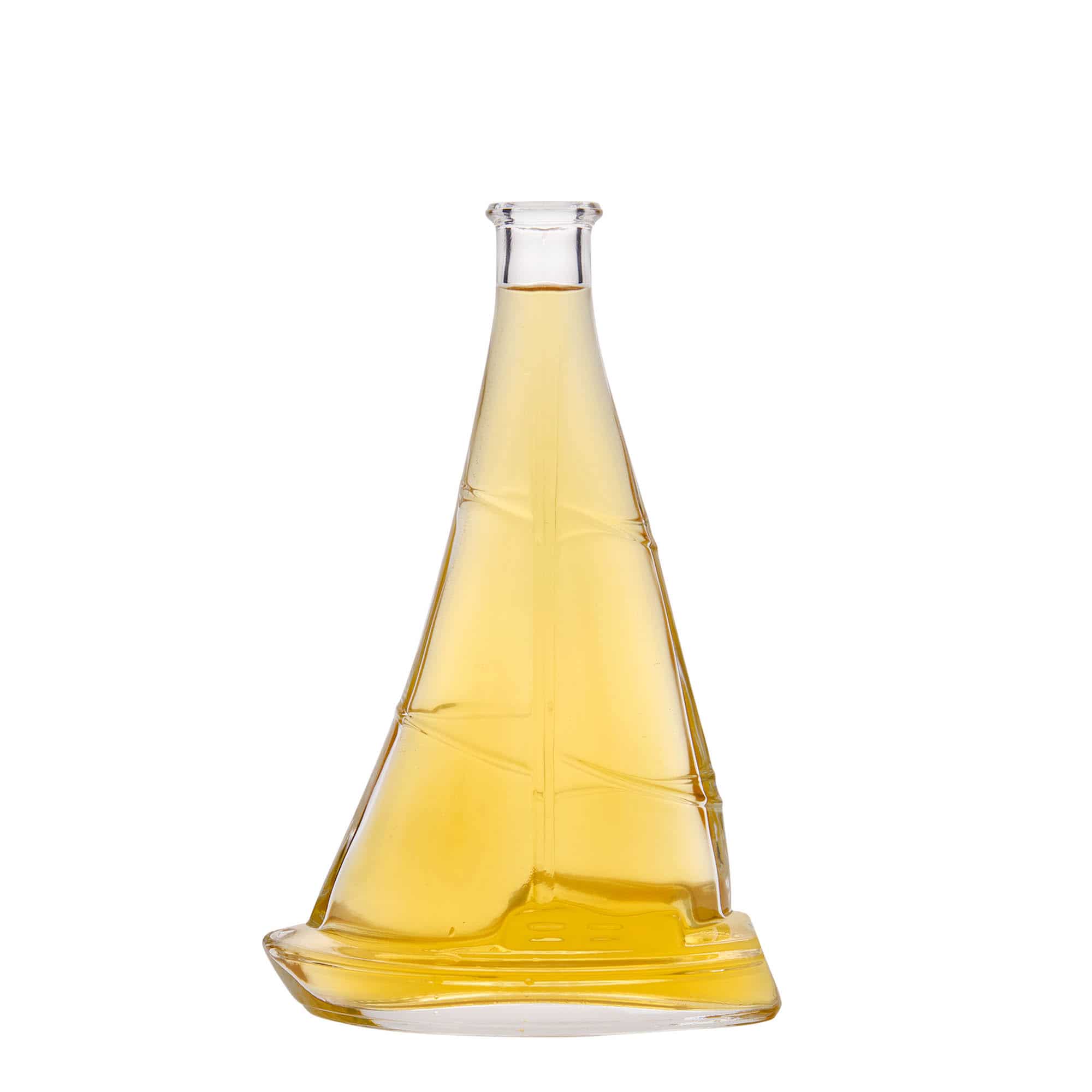 Botella de vidrio 'Velero' de 350 ml, boca: corcho