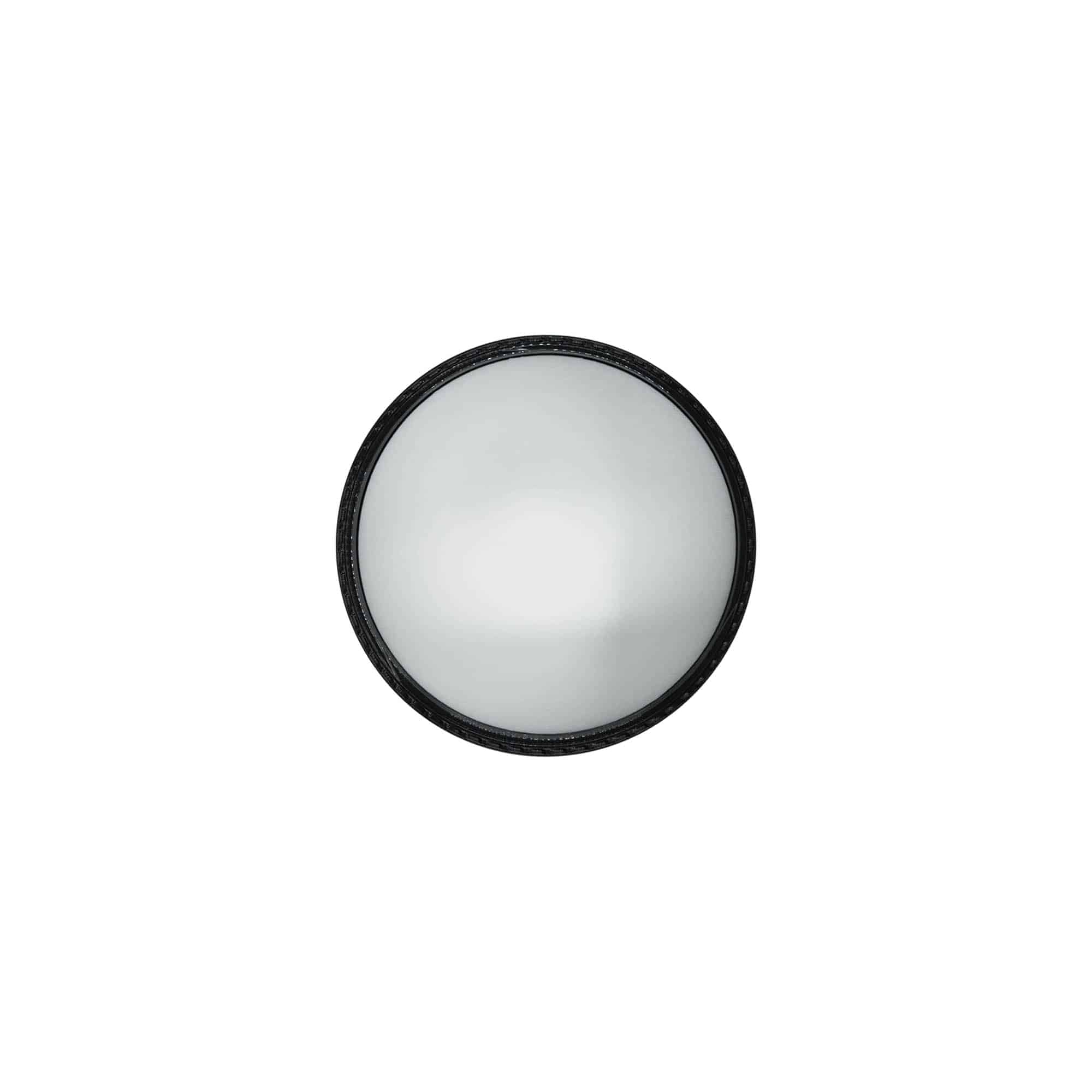 Tapón de rosca para 'Antonella' de 50 ml, plástico de PP, negro