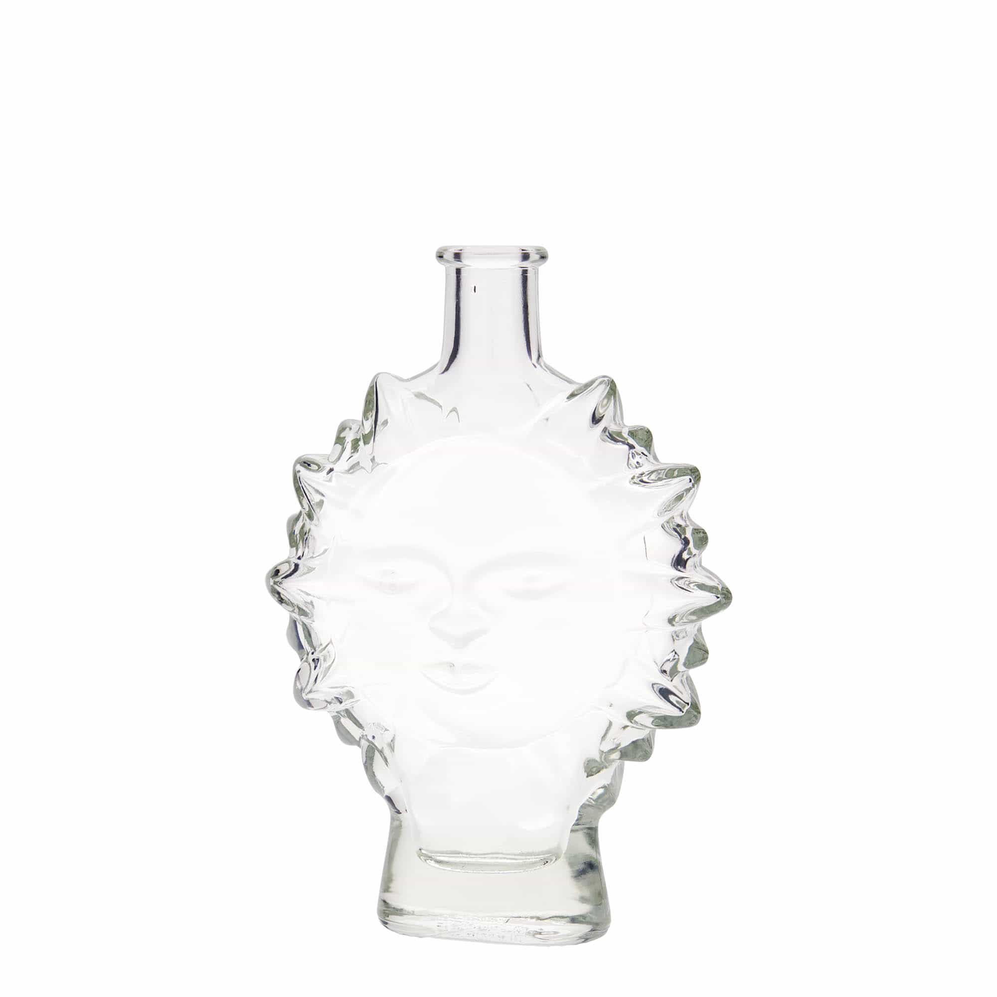 Botella de vidrio 'Sol' de 200 ml, boca: corcho
