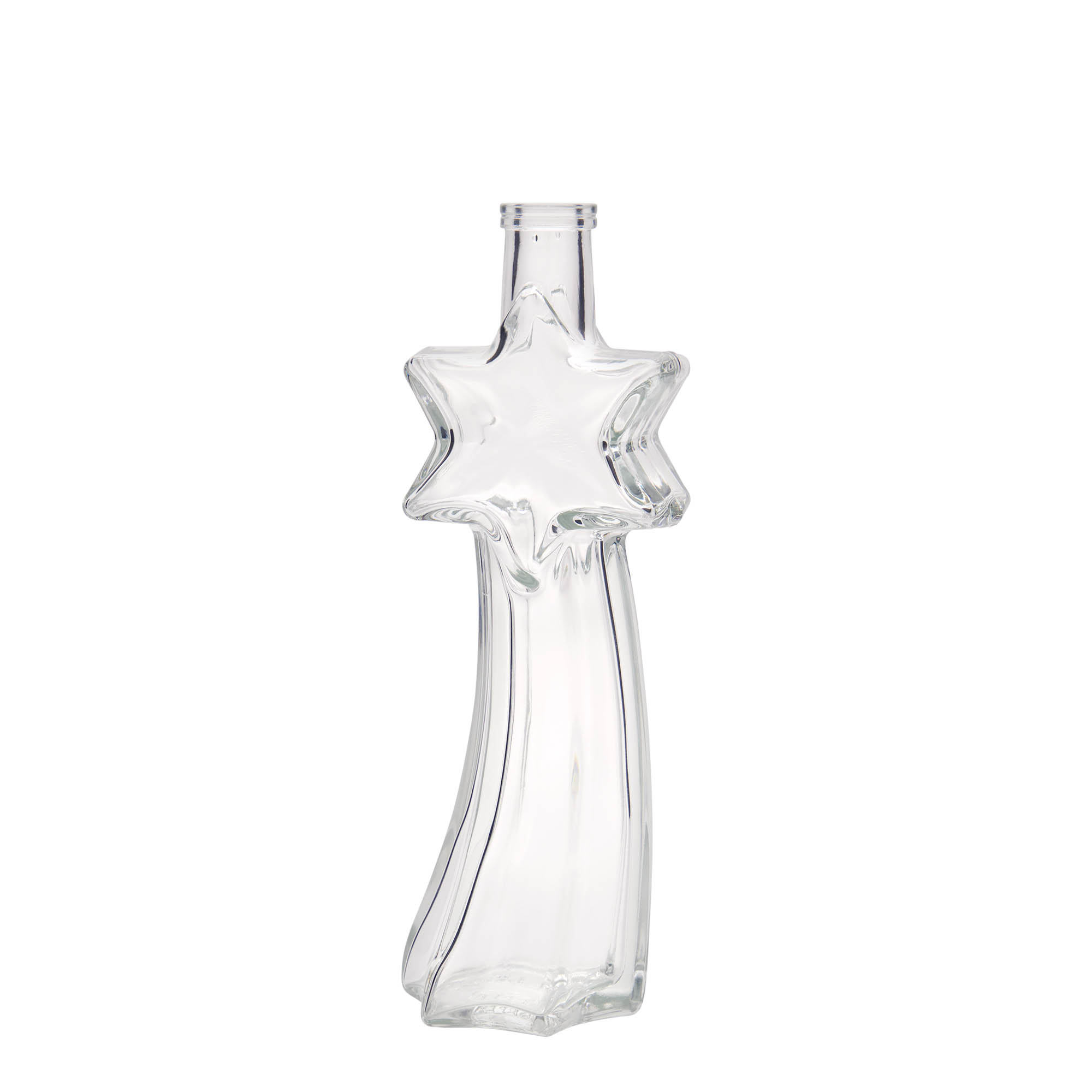 Botella de vidrio de 200 ml «Estrella fugaz», boca: corcho