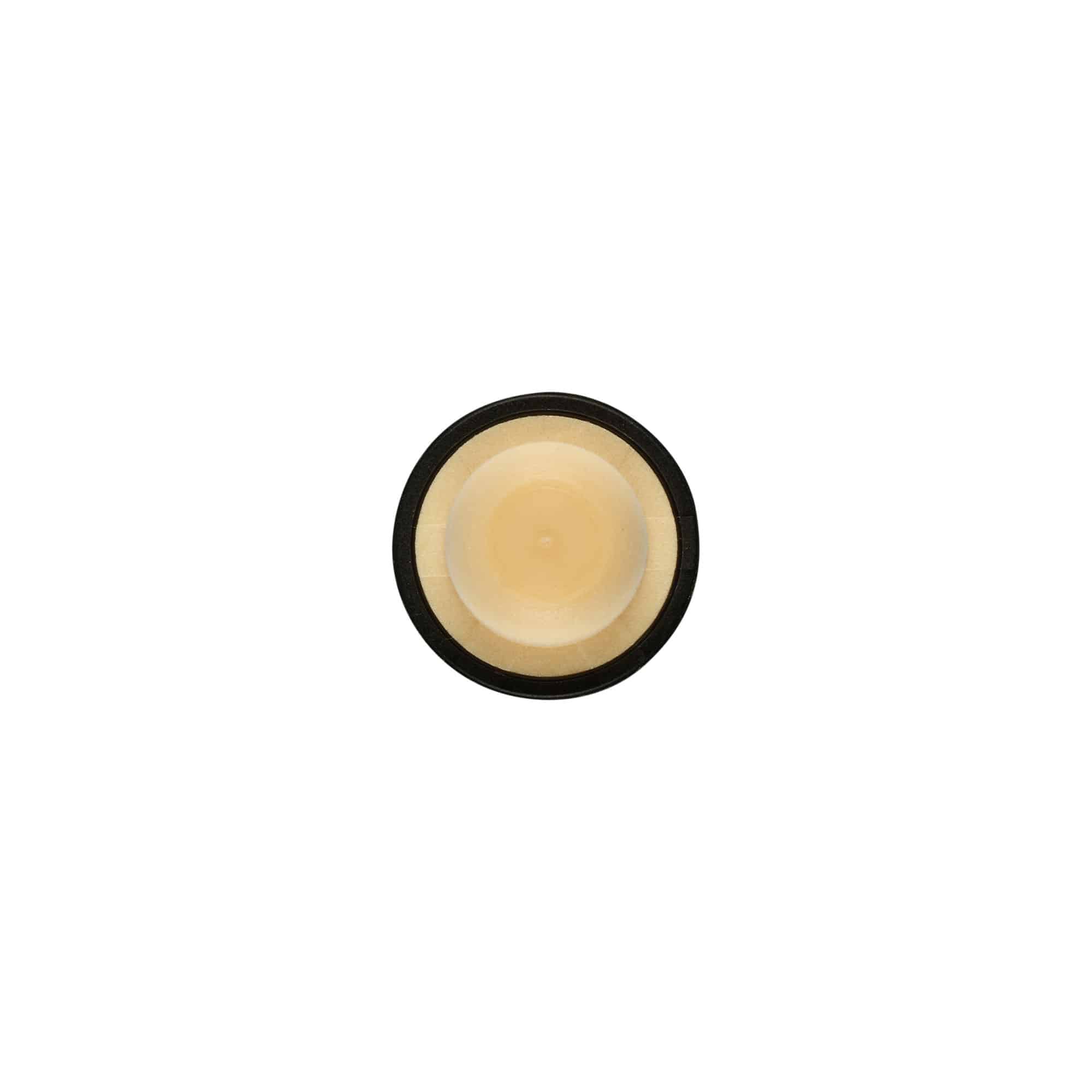 Tapón con asa 11 mm, madera, negro, para boca: corcho