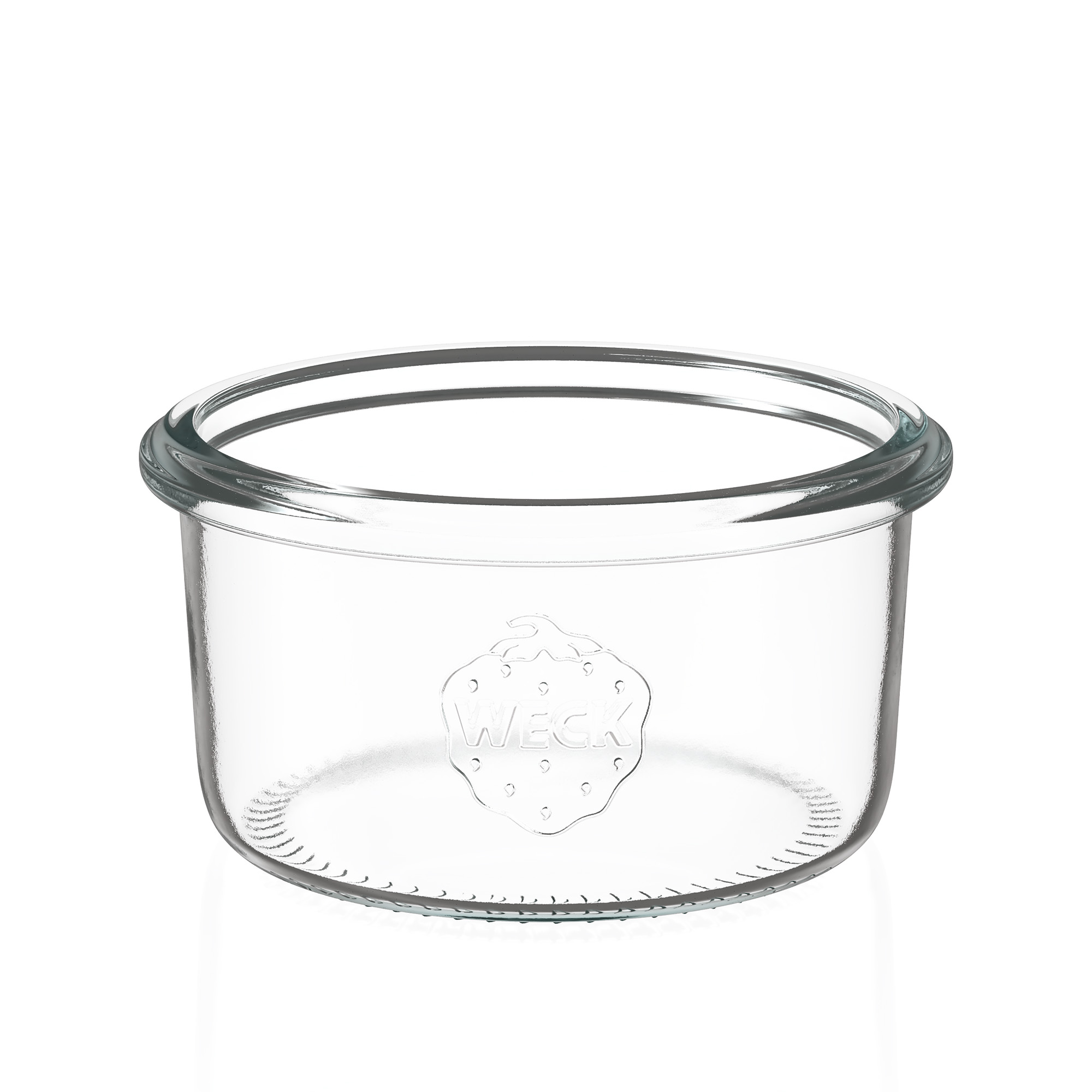 12x 165 ml tarro WECK de boca ancha con tapa de vidrio RR 80