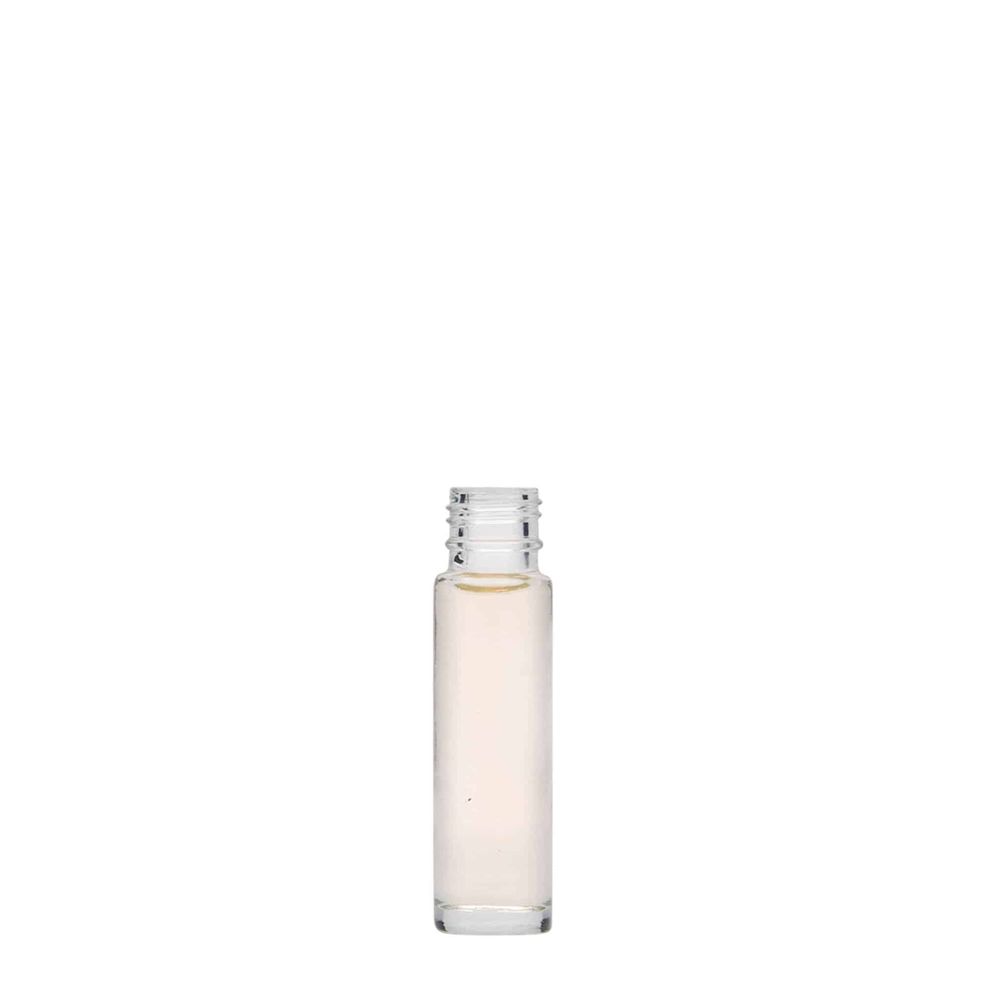 Botella roll-on de vidrio de 10 ml, boca: cierre de rosca