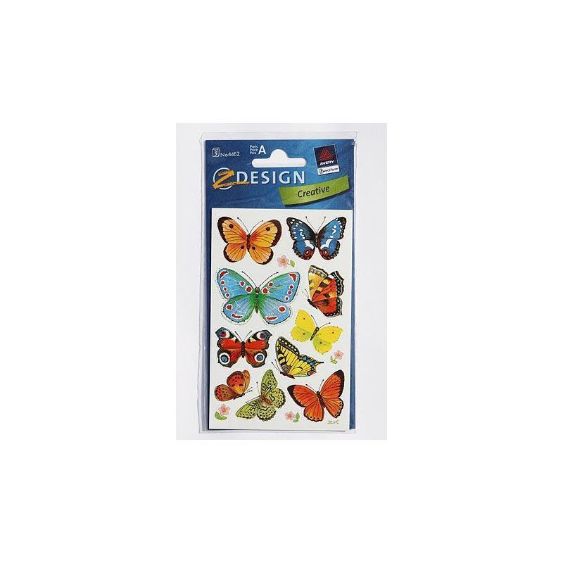 Pegatinas Zweckform 'Mariposas', multicolor