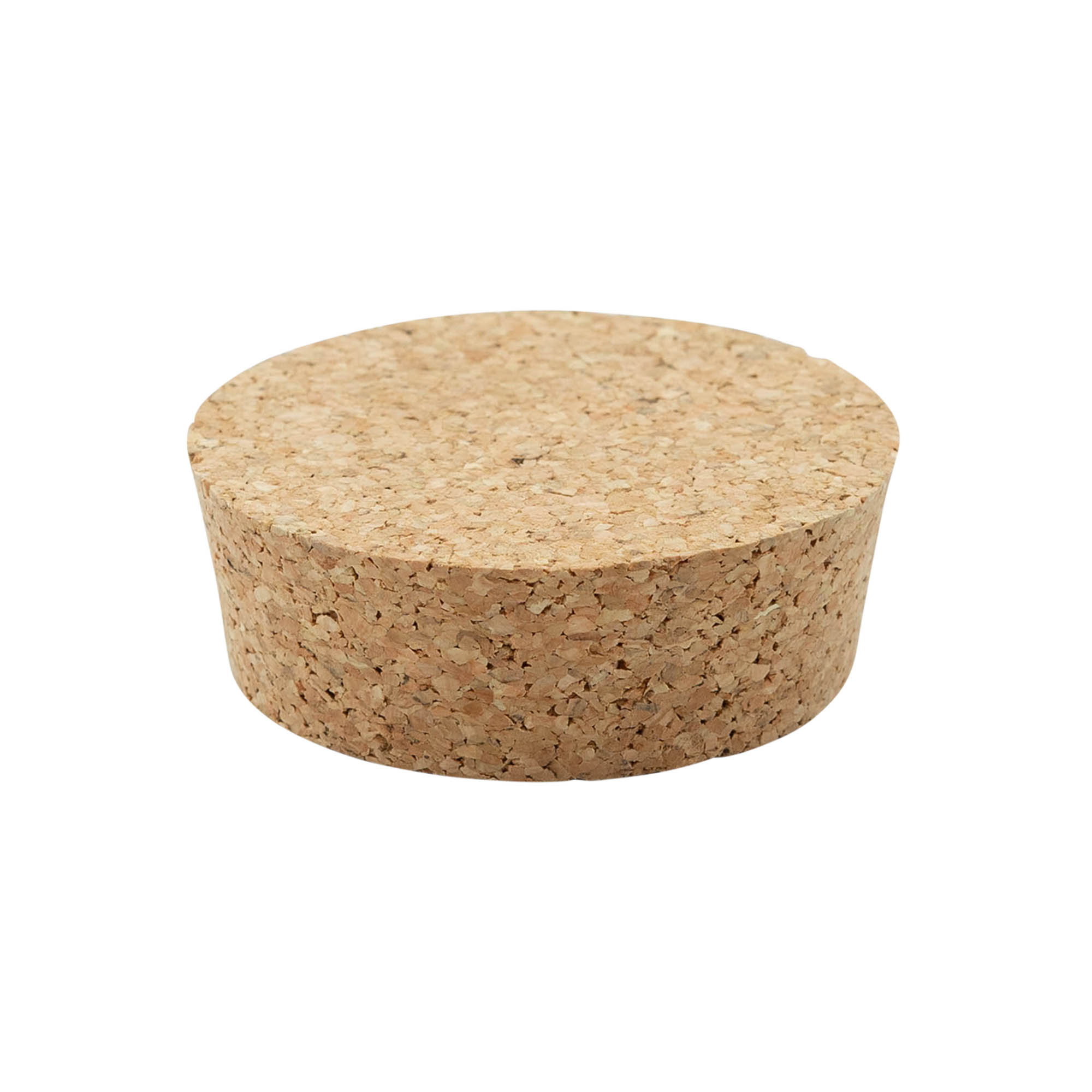 Tapón cónico 54-60 x 27, corcho prensado, beige, para boca: corcho