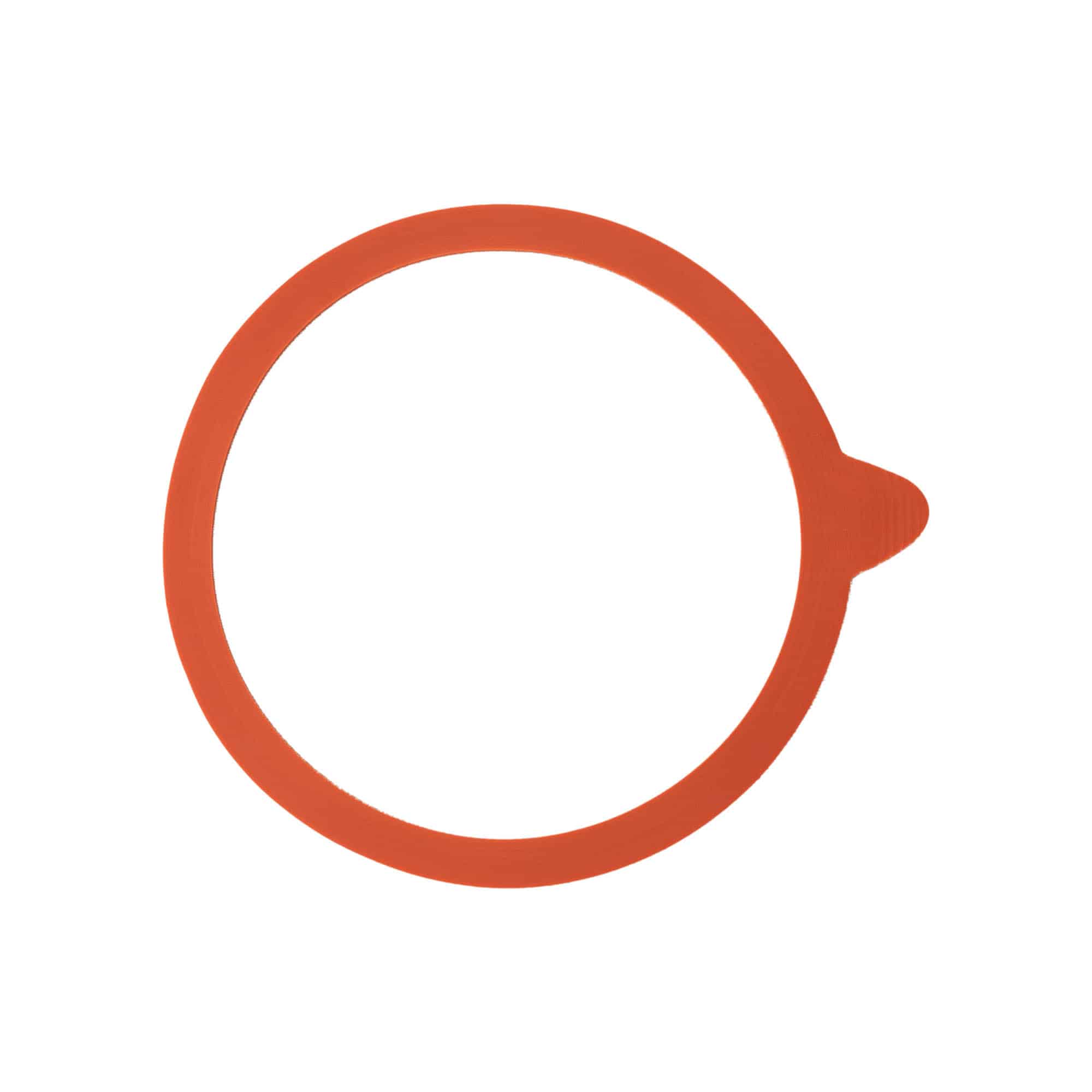 Anillo de conservación WECK RR100 #, rojo, boca: borde redondo