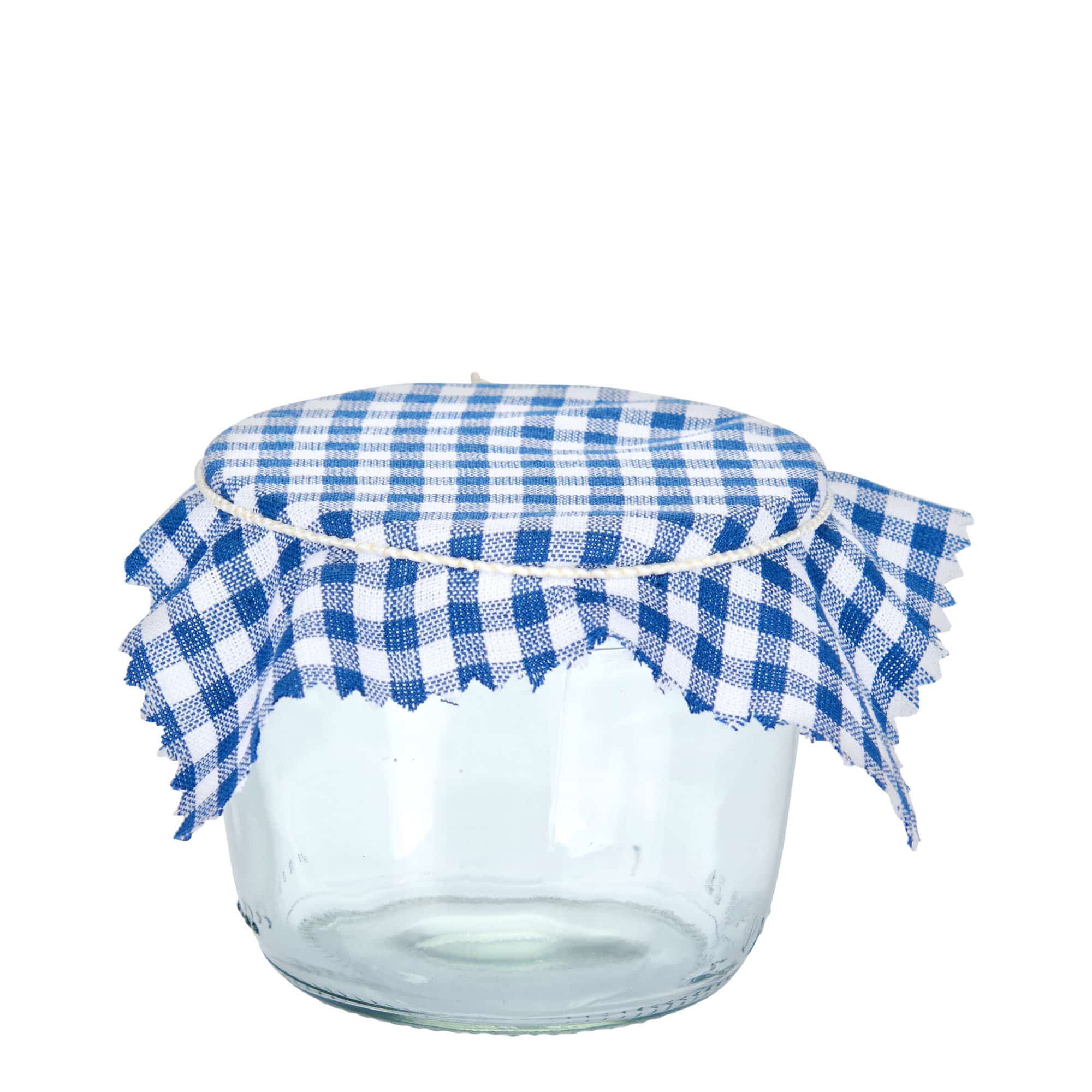 Mantelito de tela a cuadros 12x12, cuadrado, textil, azul oscuro, boca: TO38-TO53