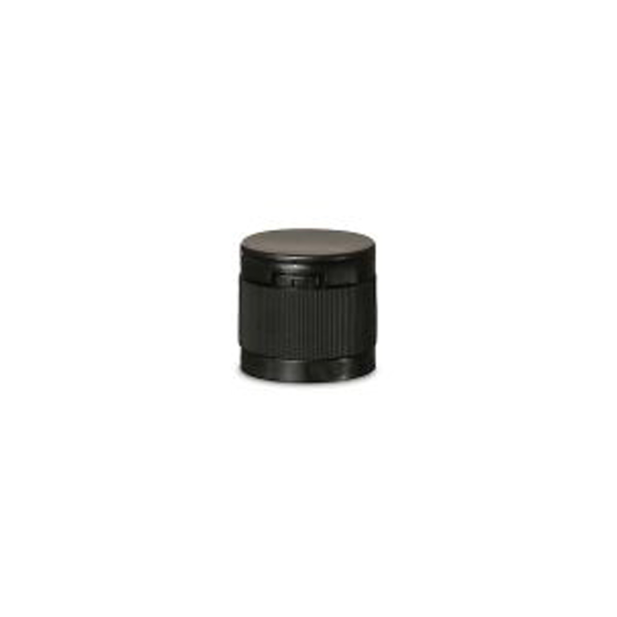 Tapa de rosca con bisagra abatible, plástico PP, negro, para boca: DIN 18 Tapa de rosca con bisagra abatible, plástico PP, negro, para boca: DIN 18
