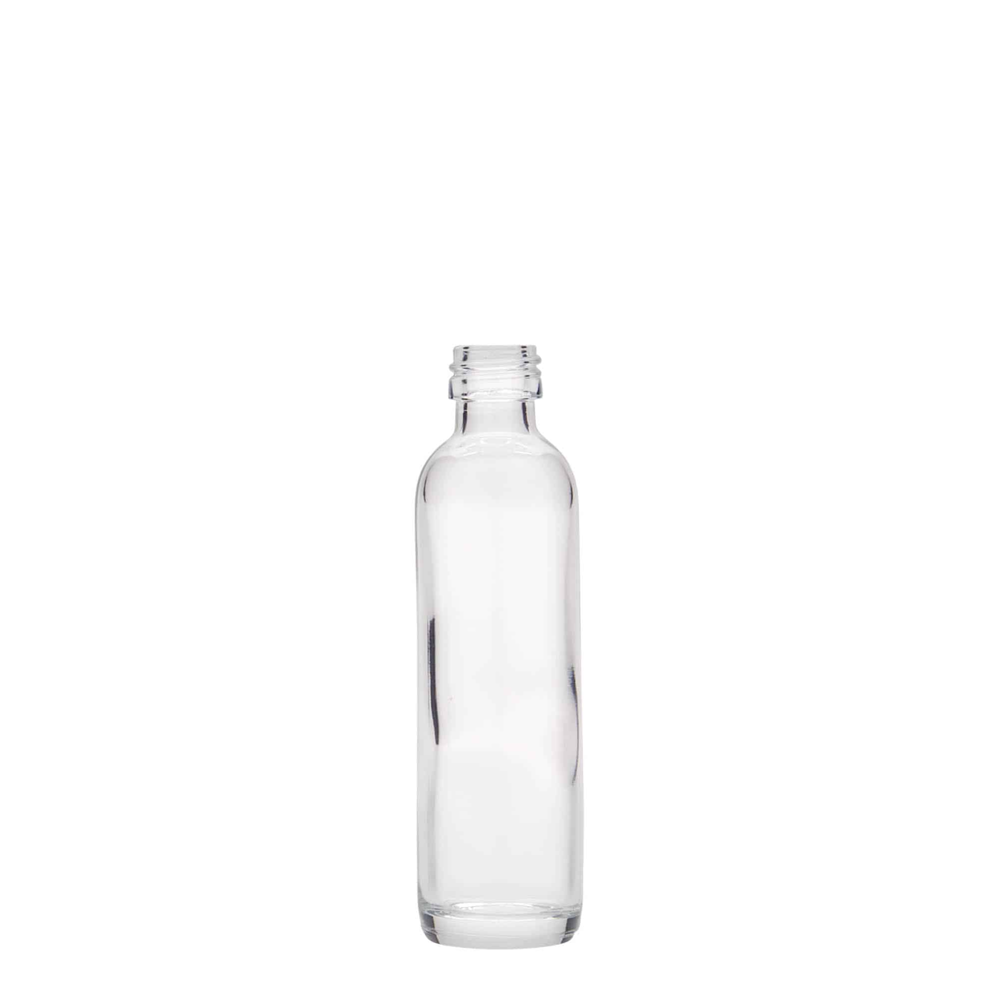 Botella cilíndrica de 40 ml, vidrio, boca: PP 18 Botella cilíndrica de 40 ml, vidrio, boca: PP 18
