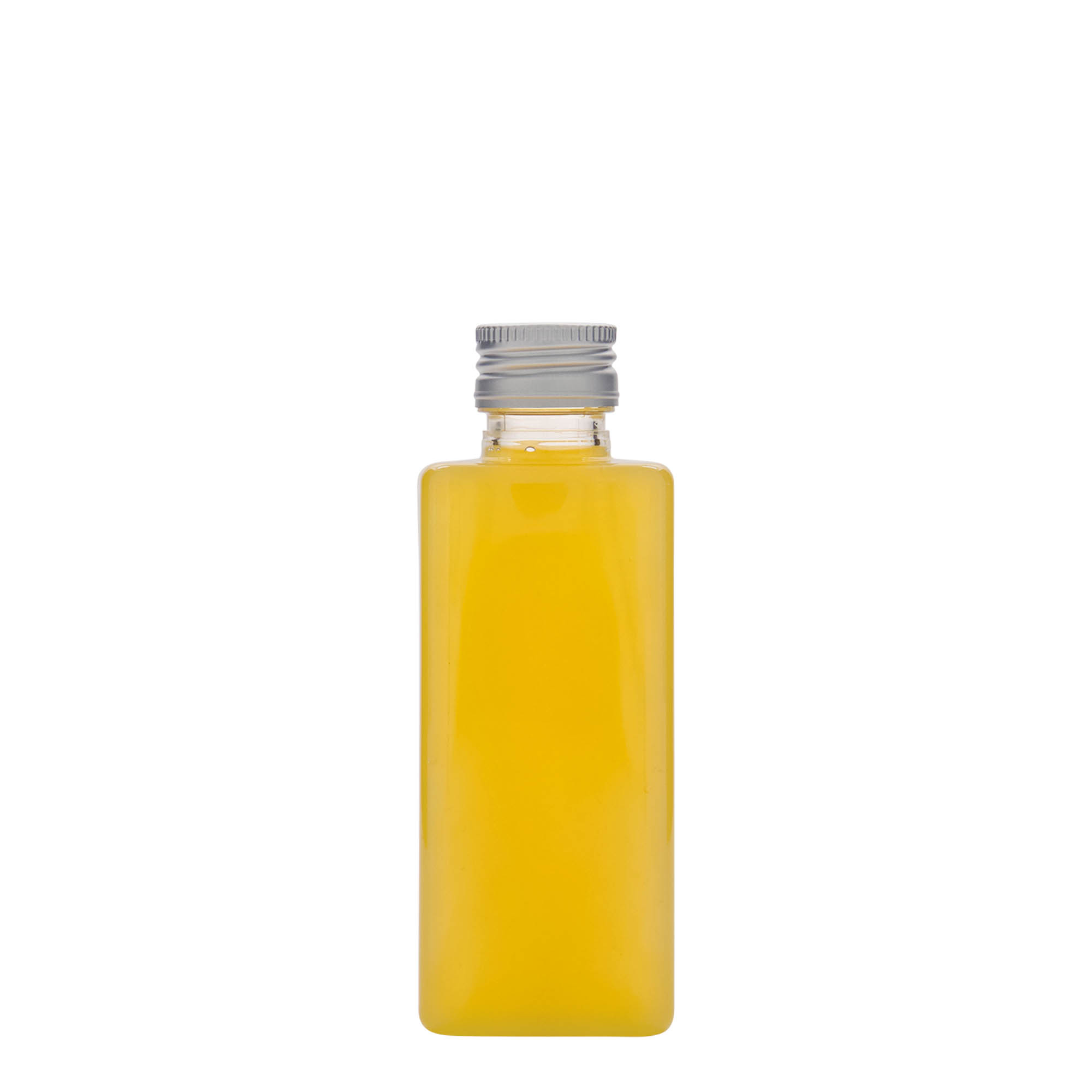 Botella PET de 250 ml «Karl», cuadrada, plástico, boca: PP 28