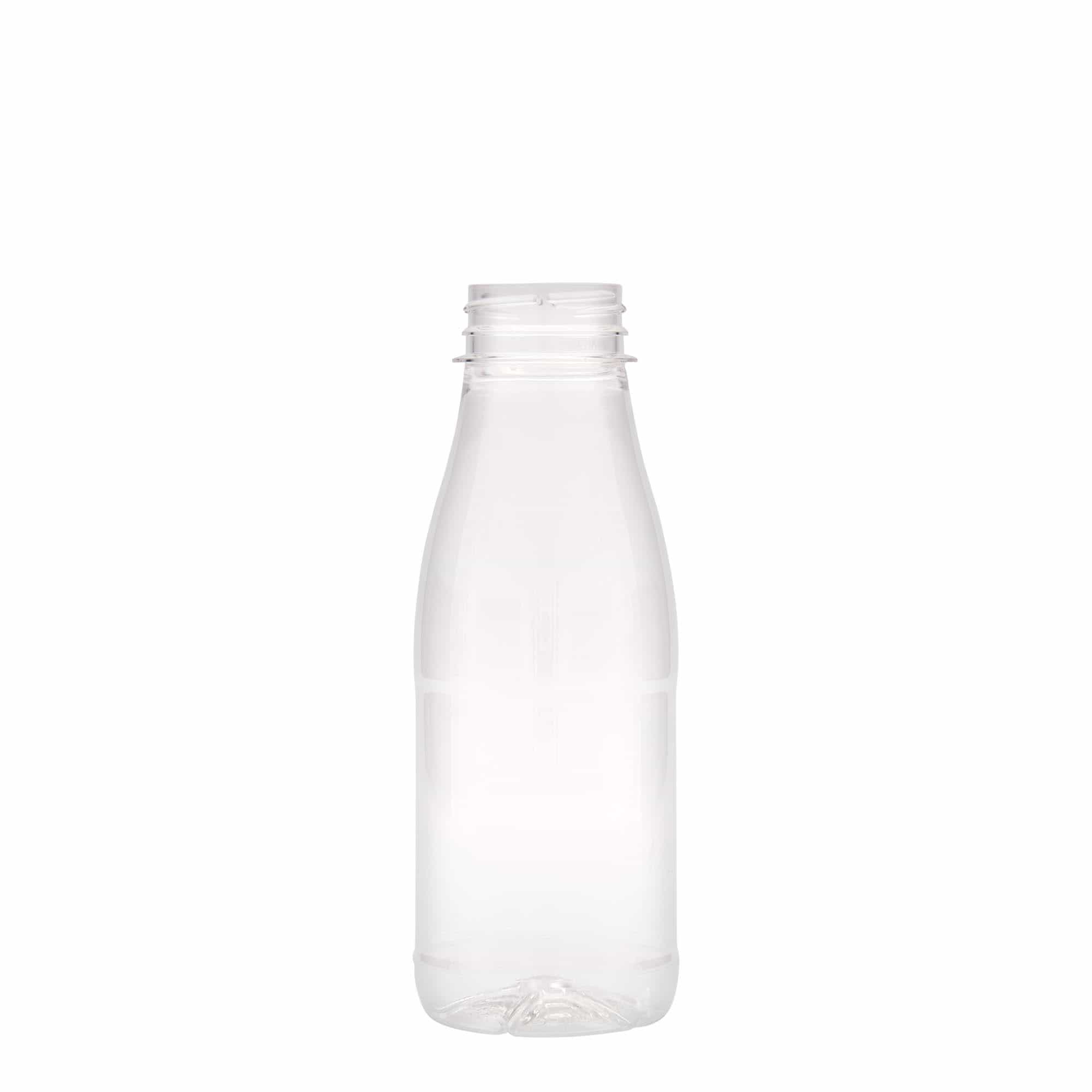 Botella PET de 330 ml 'Milk and Juice', plástico, boca: 38 mm
