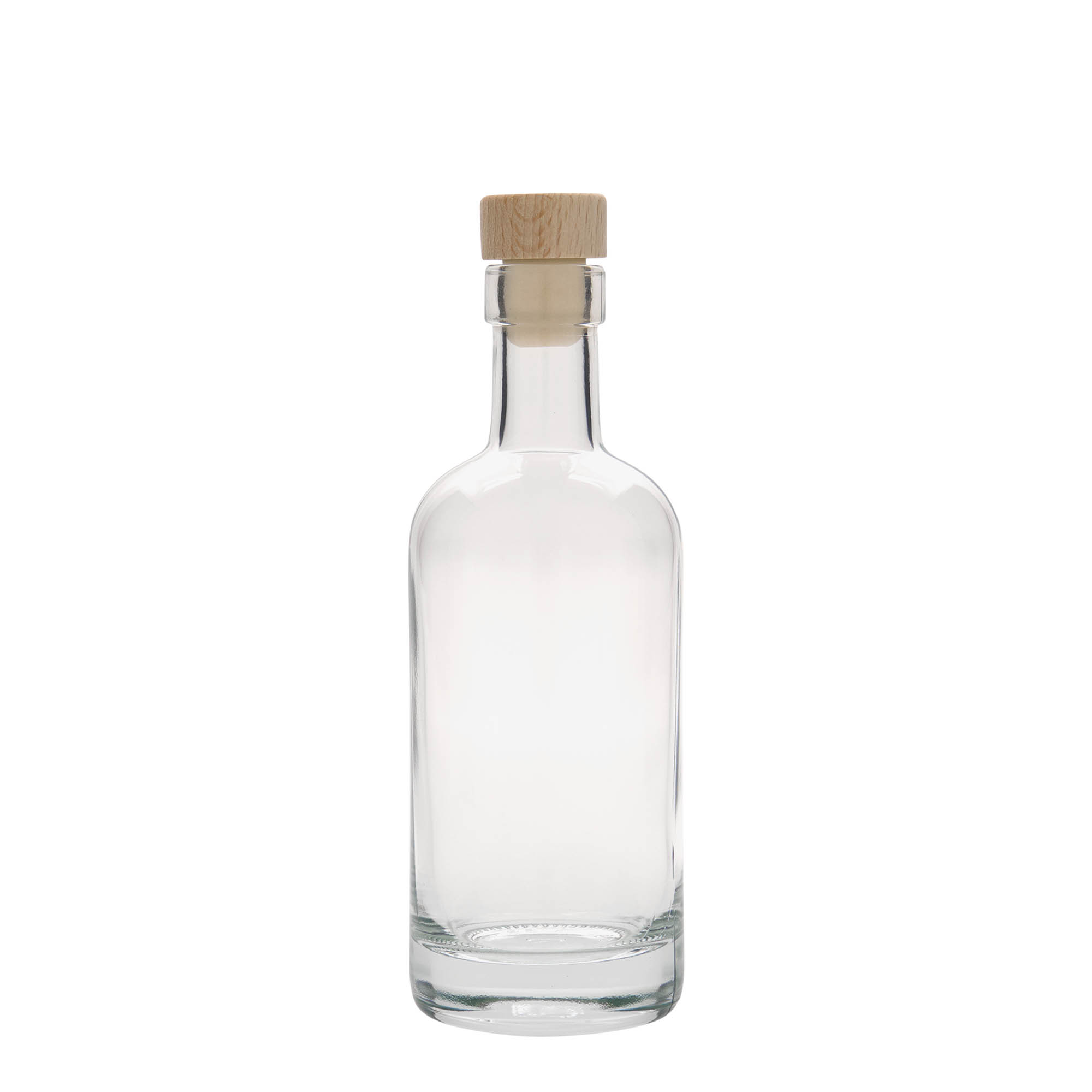 Botella de cristal de 250 ml «Linea Uno», boca: corcho
