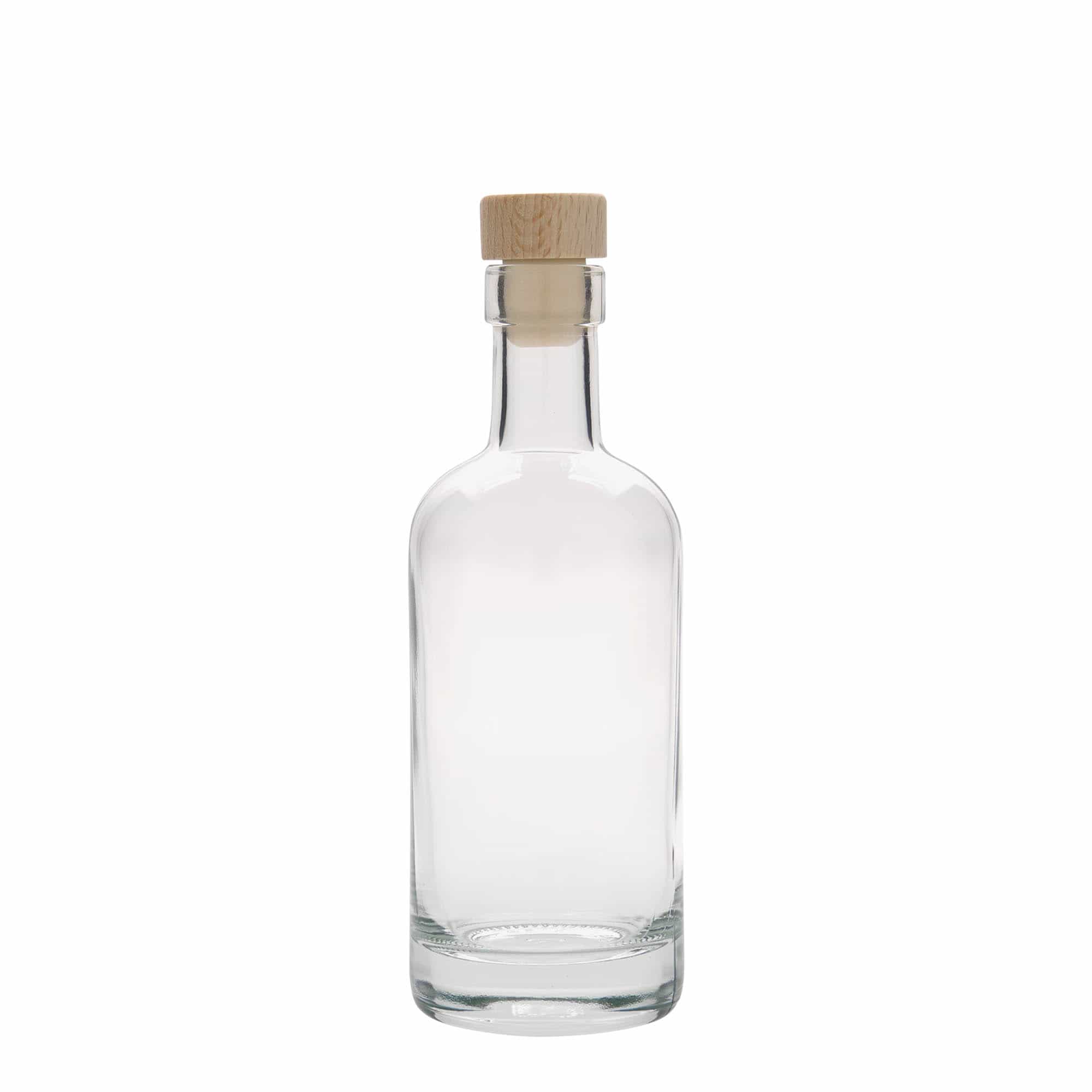 Botella de cristal de 250 ml «Linea Uno», boca: corcho