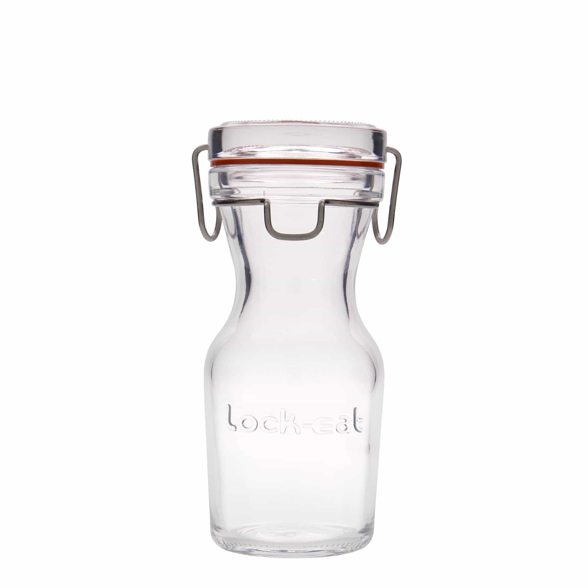 Jarra de vidrio 'Lock-Eat' de 250 ml, boca: cierre mecánico