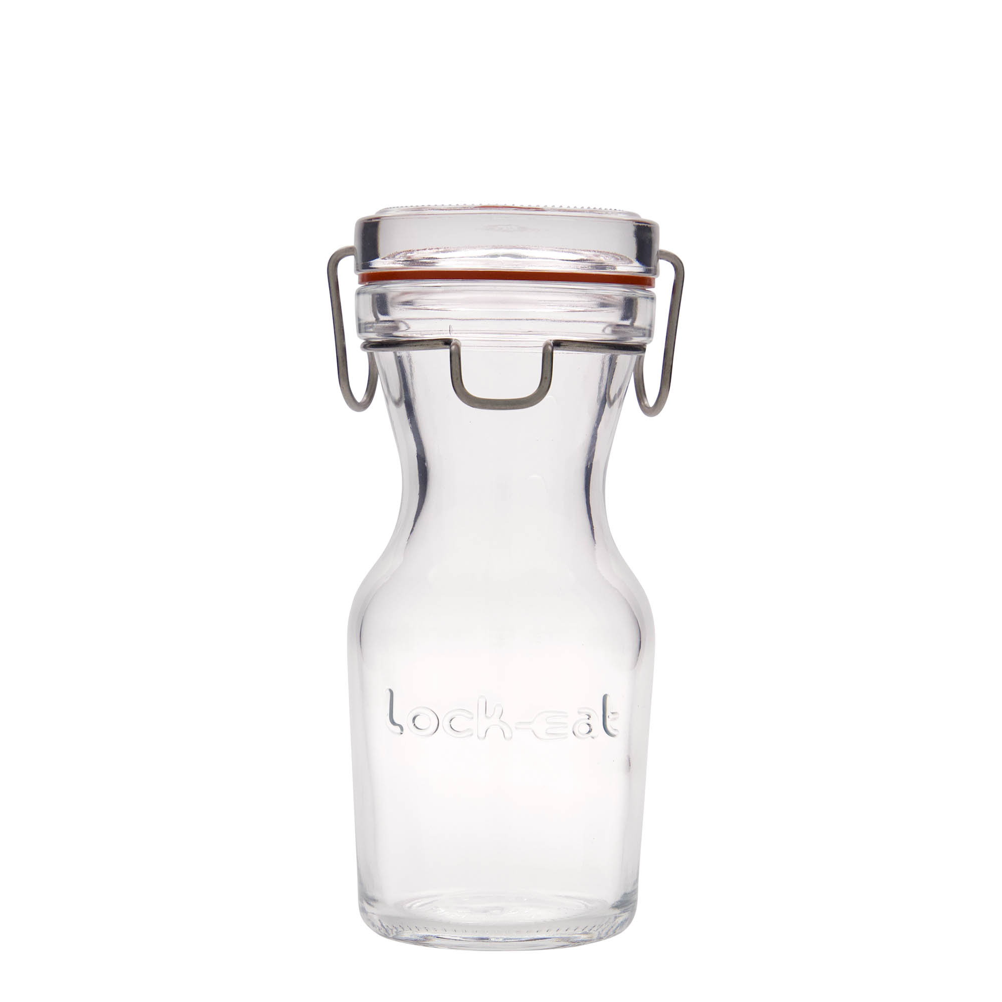 Jarra de vidrio de 250 ml 'Lock-Eat', boca: cierre de alambre abatible