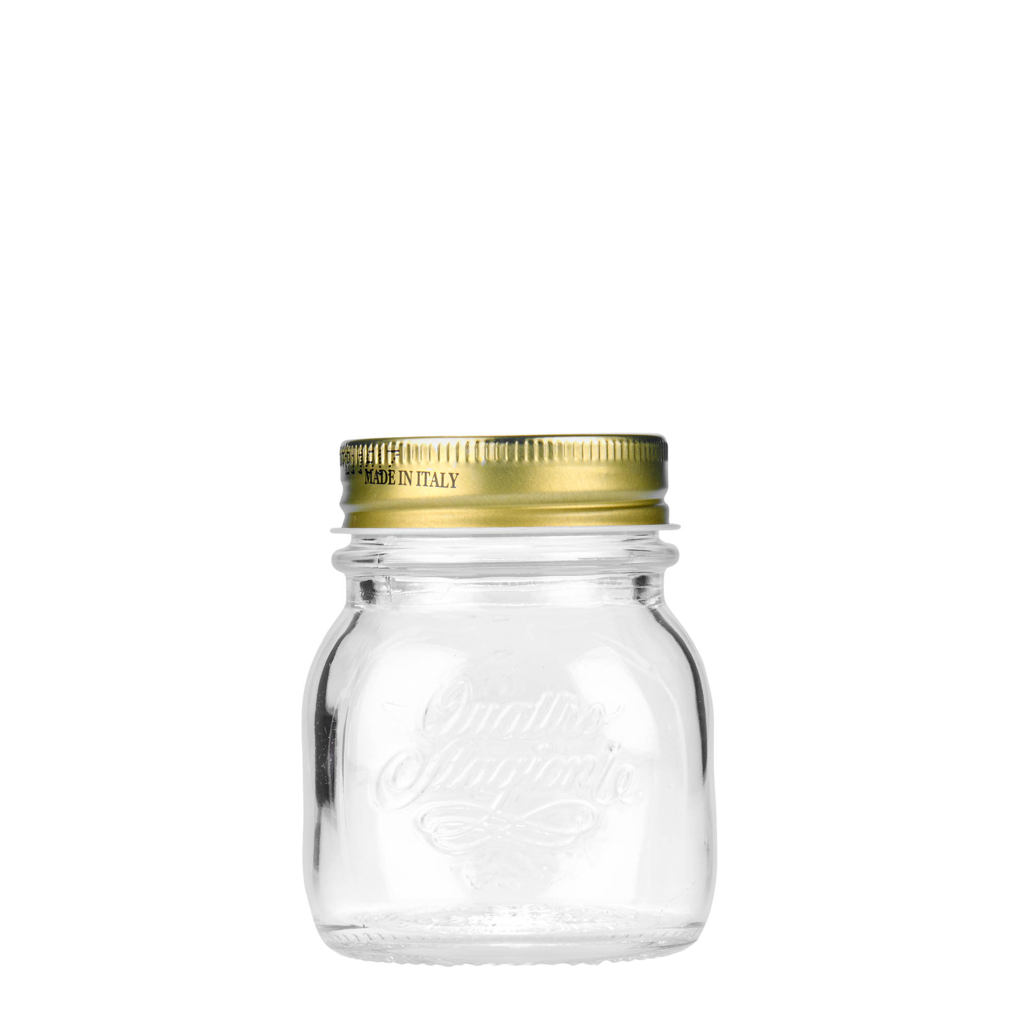 150 ml vaso de cristal 'Quattro Stagioni', boca: cierre de rosca 150 ml vaso de cristal 'Quattro Stagioni', boca: cierre de rosca