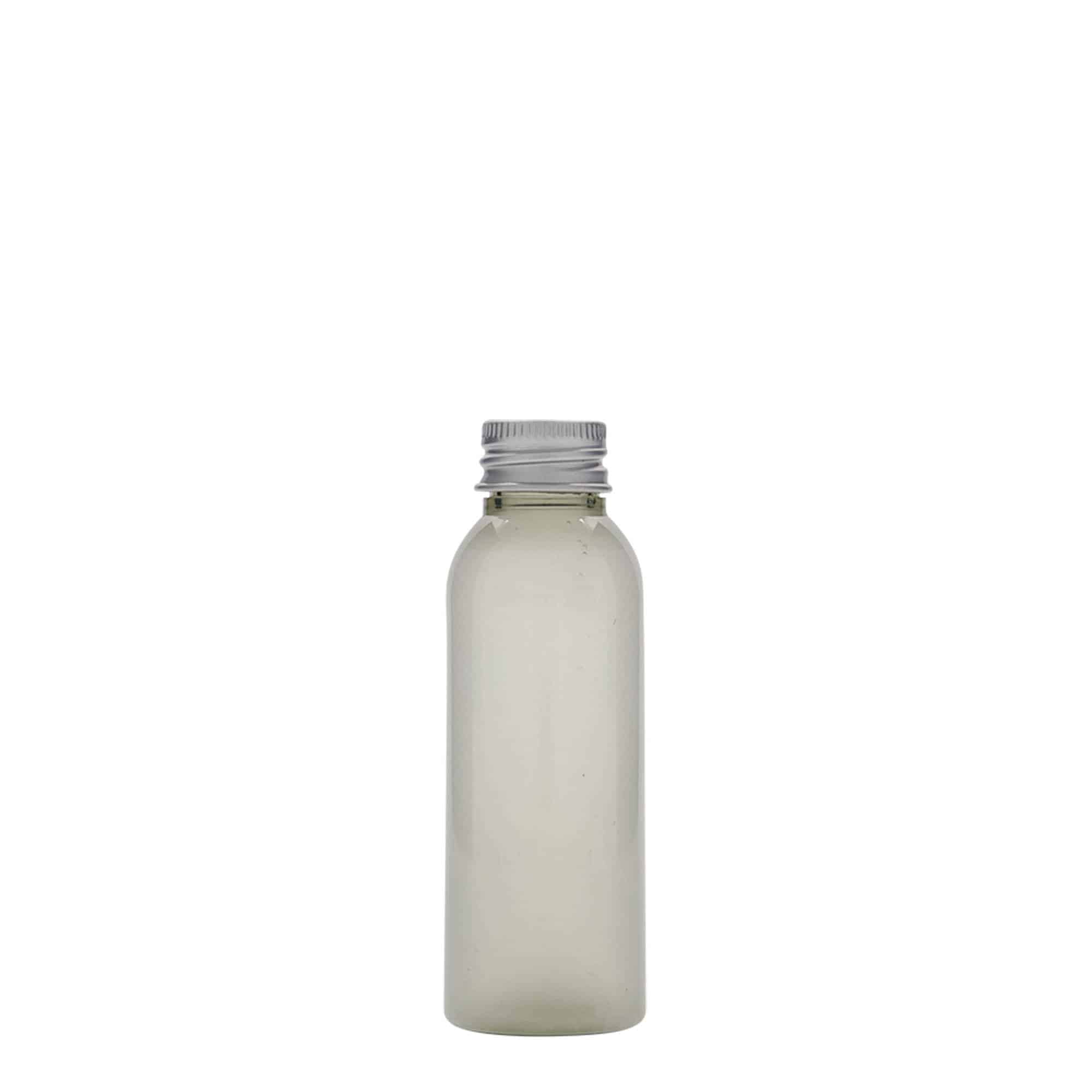 Botella de plástico reciclado 'Pegasus' de 50 ml, PCR, boca: 20/410