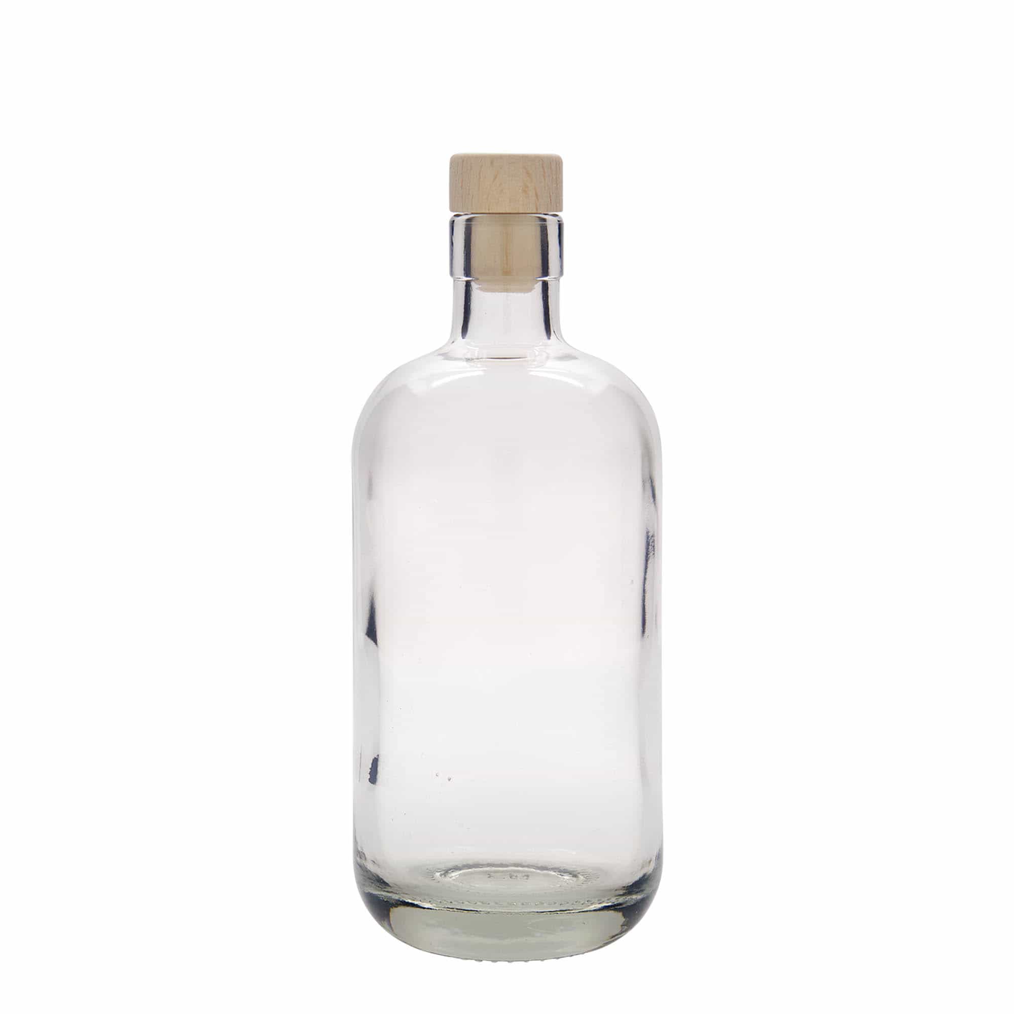 Botella de vidrio 'Lotería' de 500 ml, boca: corcho