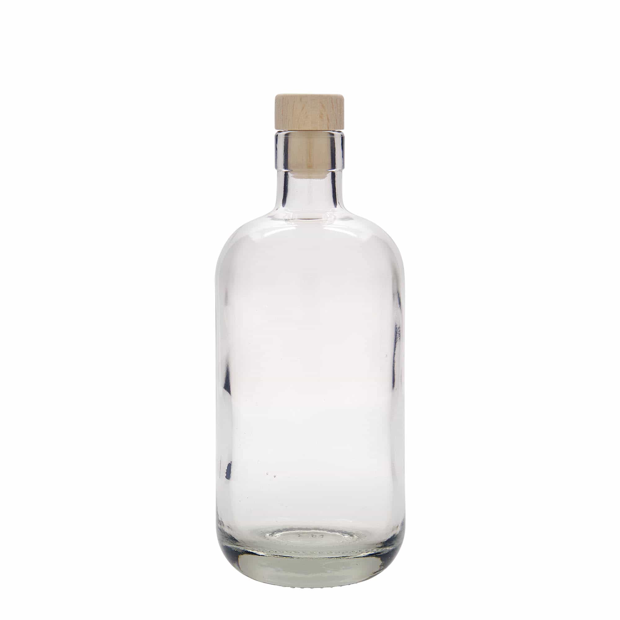 Botella de vidrio 'Lotto' de 500 ml, boca: corcho