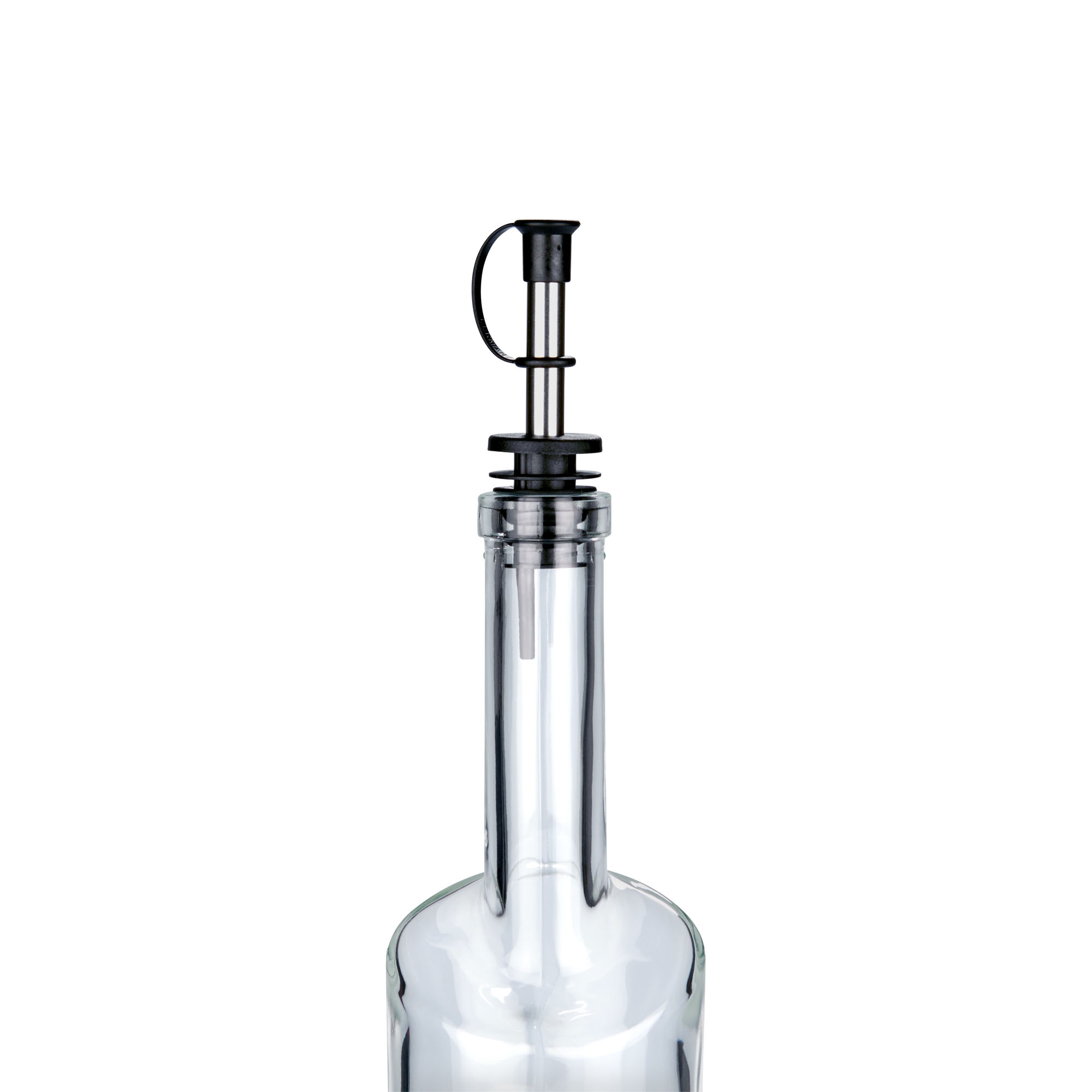 Vertedor Inox con tapa, acero inoxidable, plateado