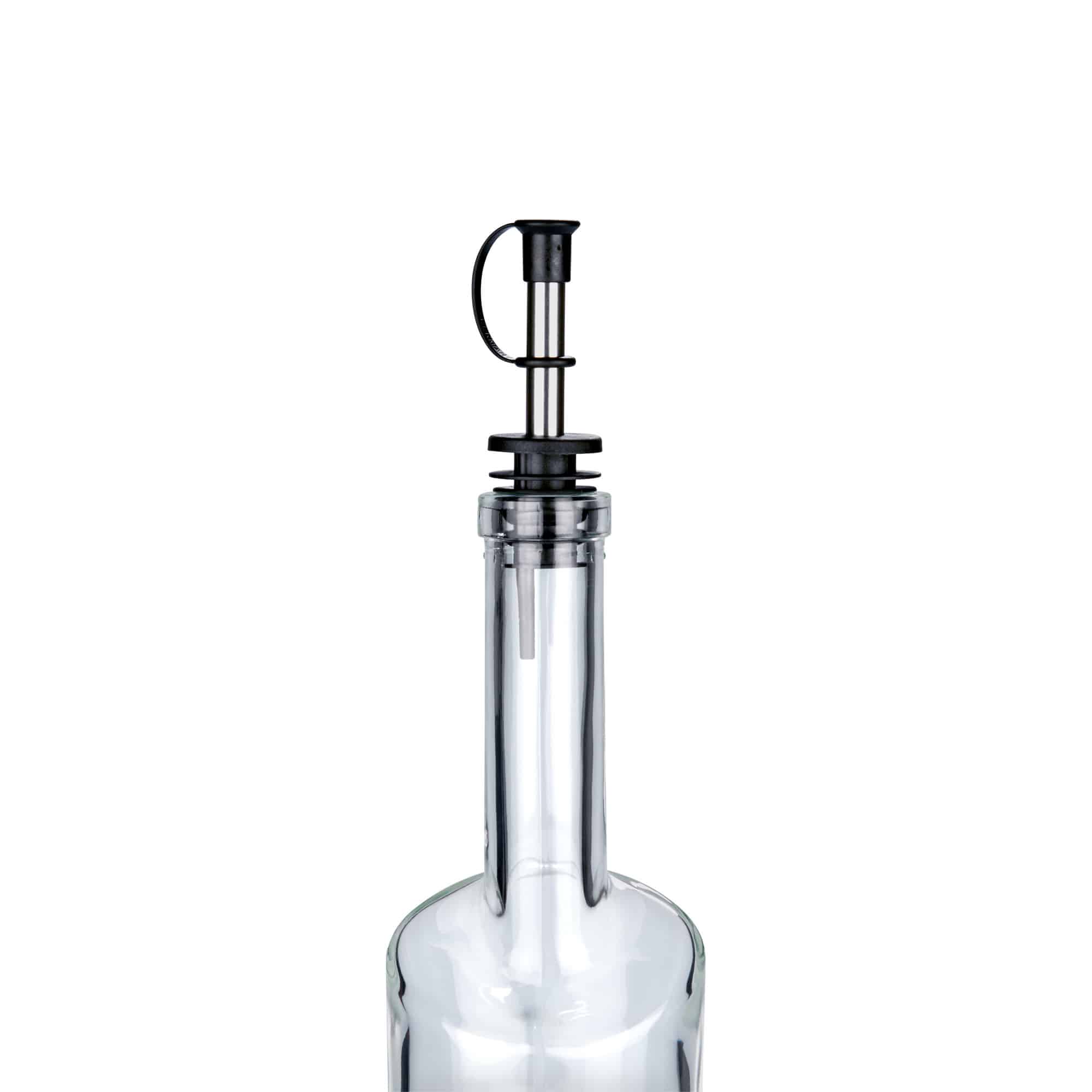 Vertedor Inox con tapa, acero inoxidable, plateado