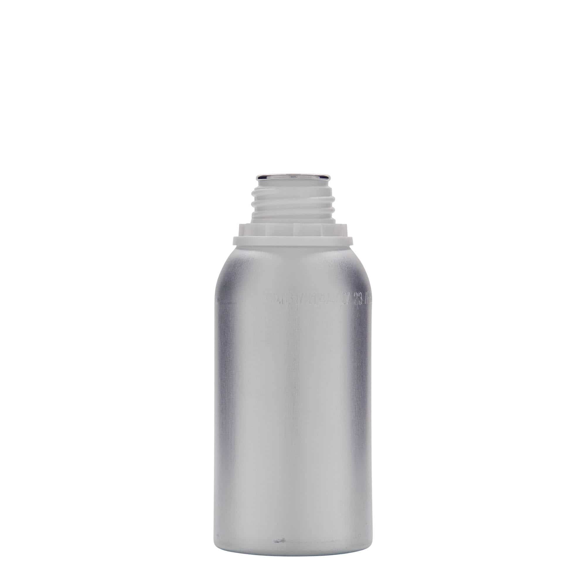 Botella de aluminio de 275 ml, metal, plateado, boca: DIN 32 Botella de aluminio de 275 ml, metal, plateado, boca: DIN 32