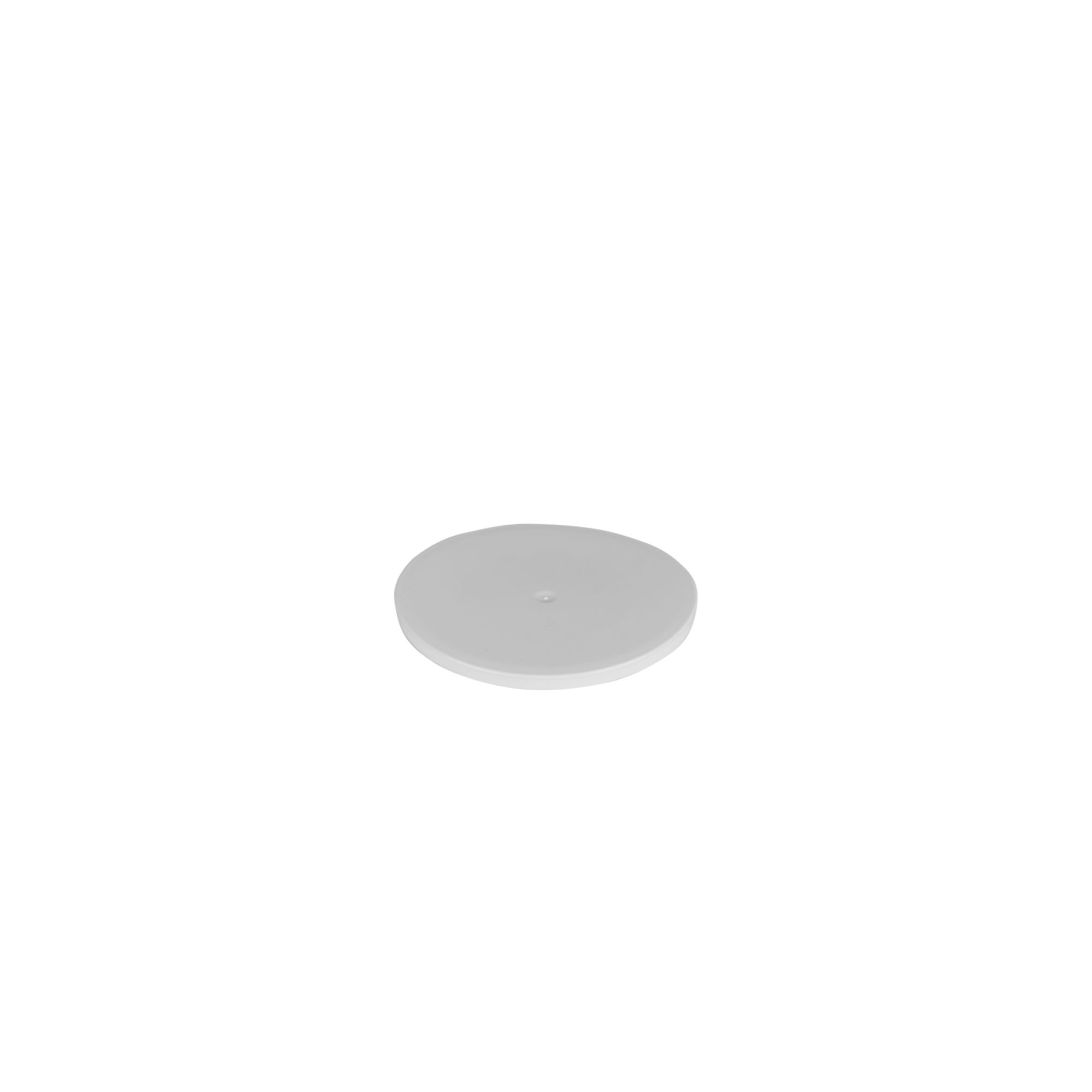 Disco de cubierta para 50 ml 'Bianca', plástico PP, blanco