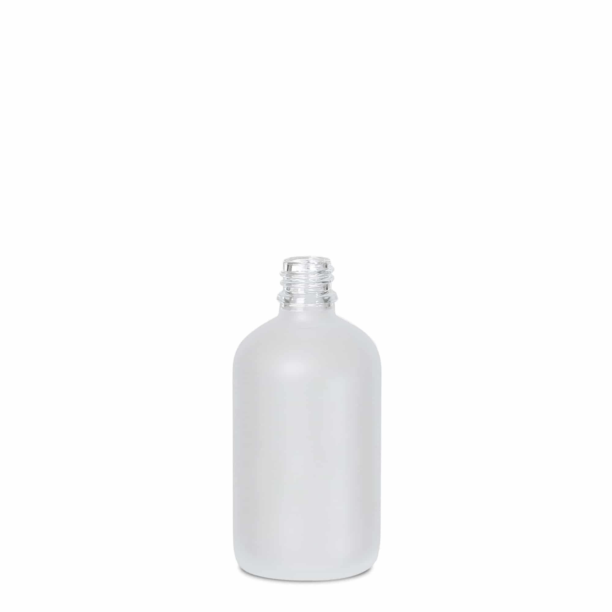 100 ml frasco medicinal, vidrio, esmerilado, boca: DIN 18