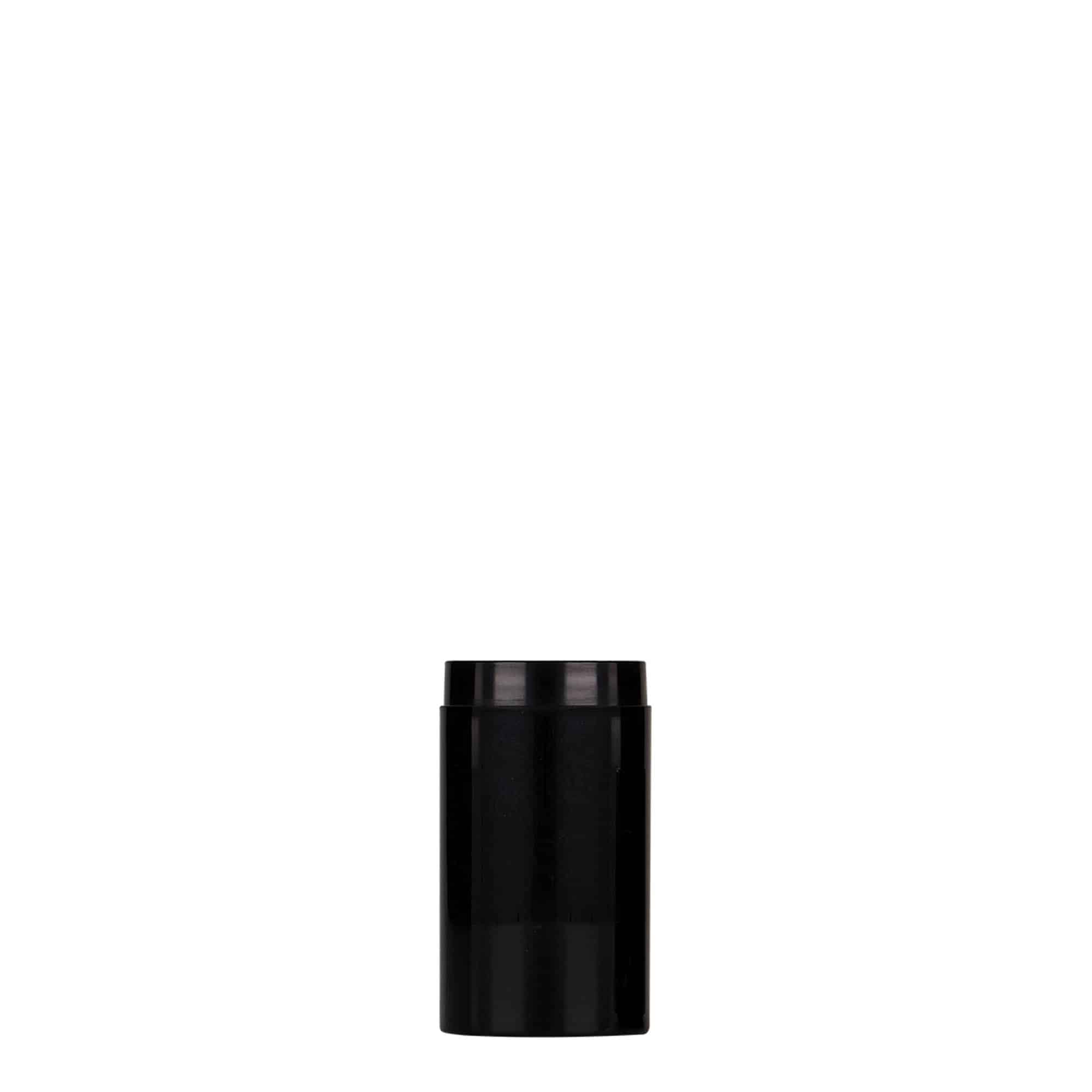 Dispensador Airless 'Micro' de 15 ml, plástico de PP, negro