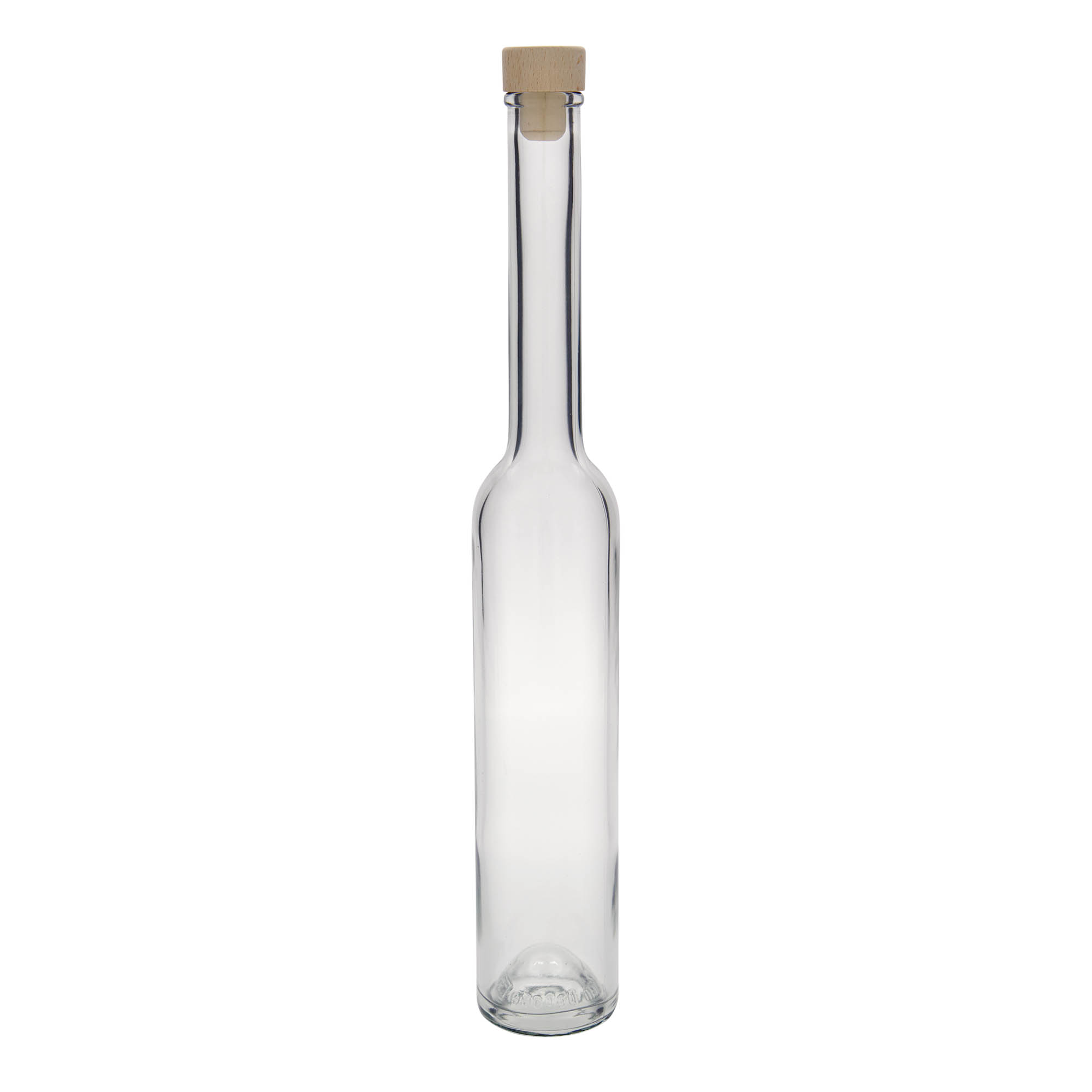 Botella de vidrio de 350 ml 'Platina', boca: corcho