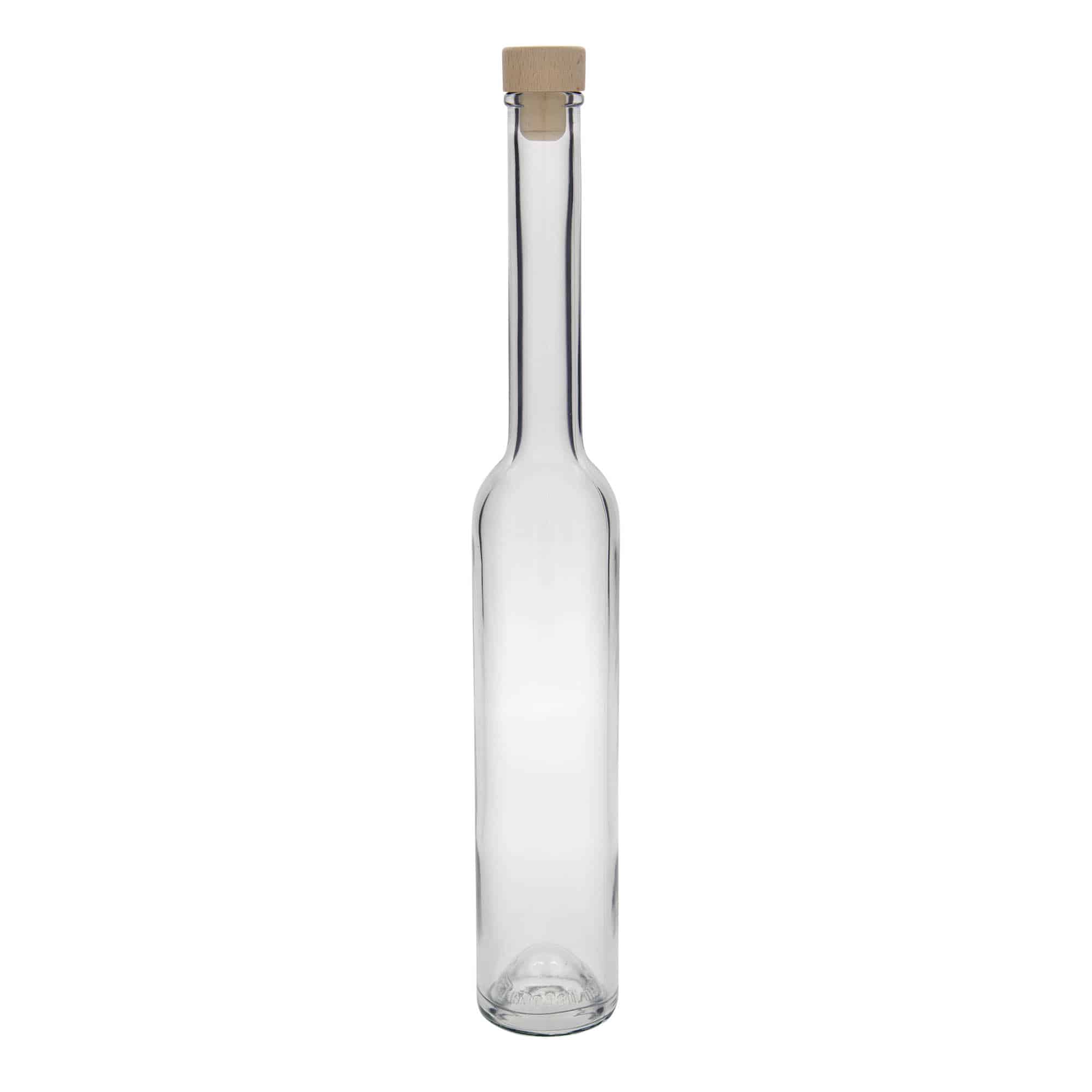 Botella de vidrio de 350 ml 'Platina', boca: corcho