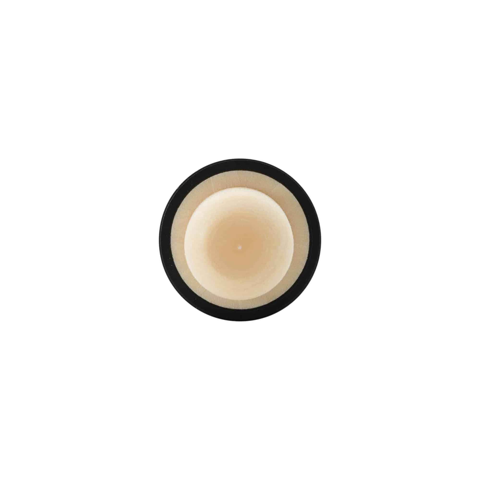 Tapones de corcho con asa de 19 mm, plástico, negro, para boca: corcho Tapones de corcho con asa de 19 mm, plástico, negro, para boca: corcho