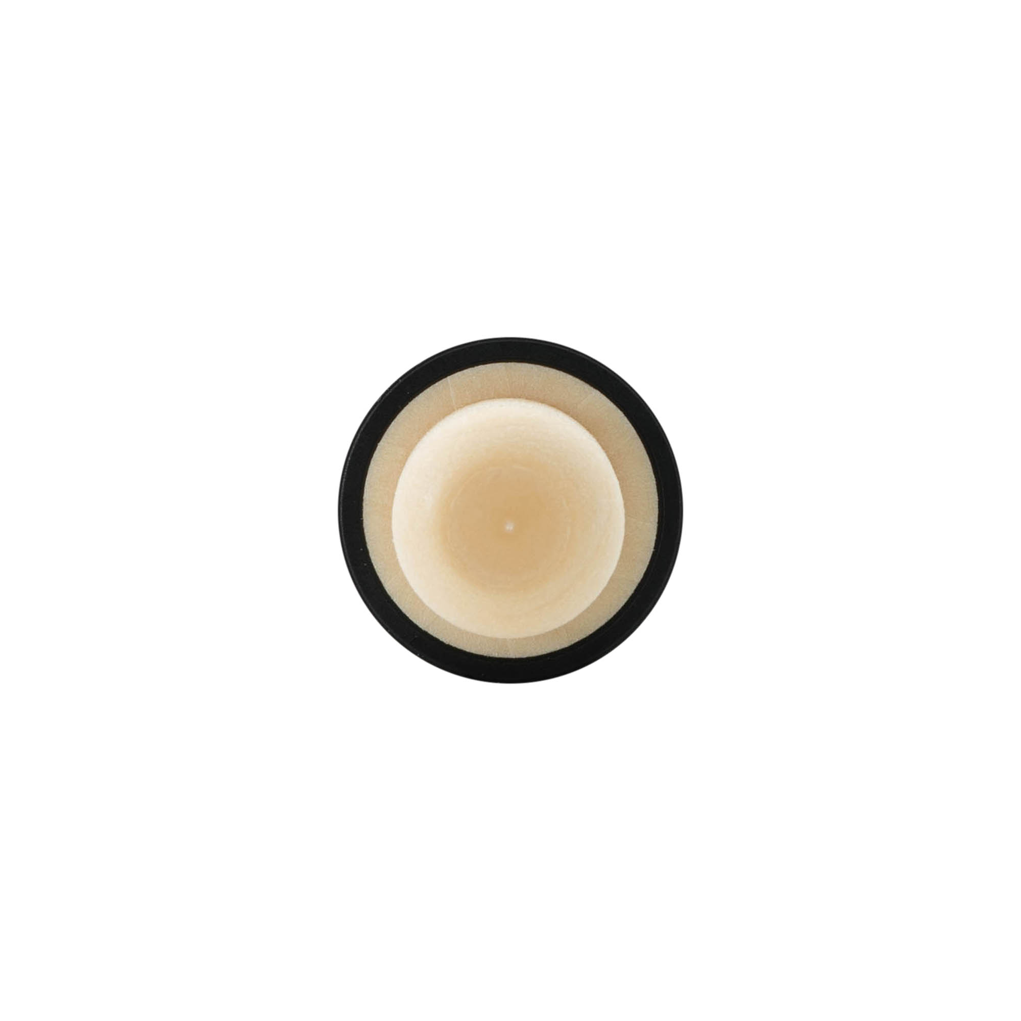 Tapones de corcho con asa de 19 mm, plástico, negro, para boca: corcho
