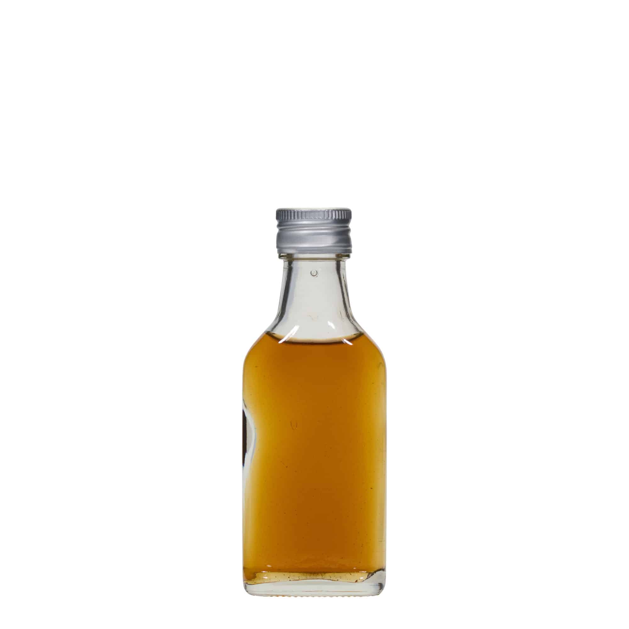 Botella de bolsillo de 40 ml, rectangular, boca: PP 22