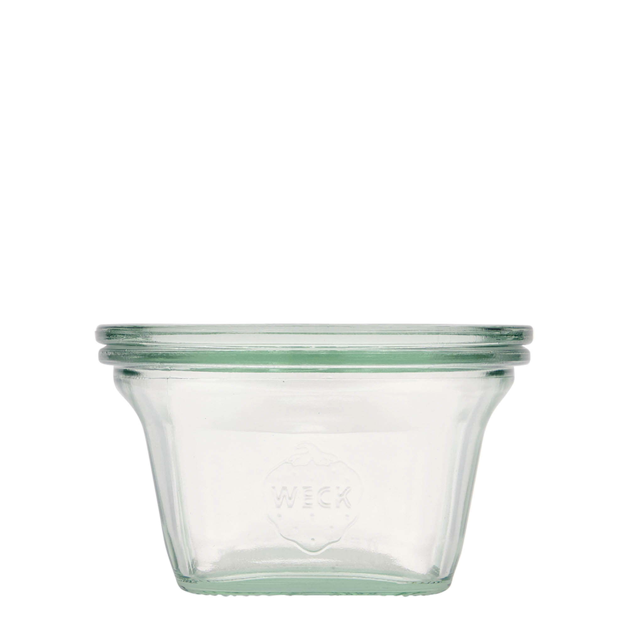 290 ml WECK-Quadroglas, cuadrado, boca: borde redondo 290 ml WECK-Quadroglas, cuadrado, boca: borde redondo