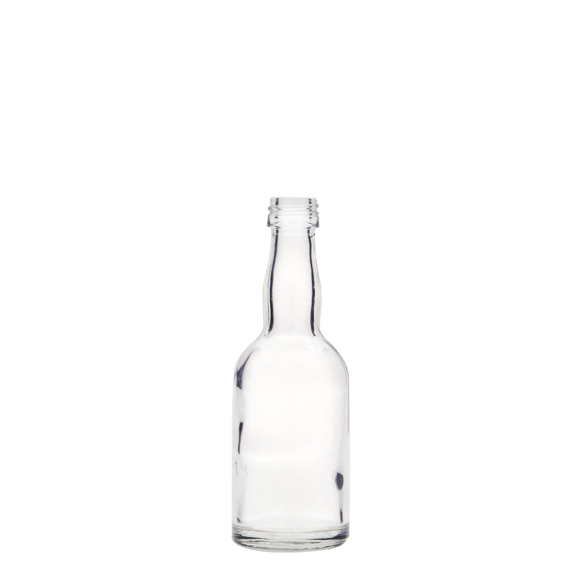 Botella de vidrio de 50 ml 'Proba', boca: PP 18 Botella de vidrio de 50 ml 'Proba', boca: PP 18