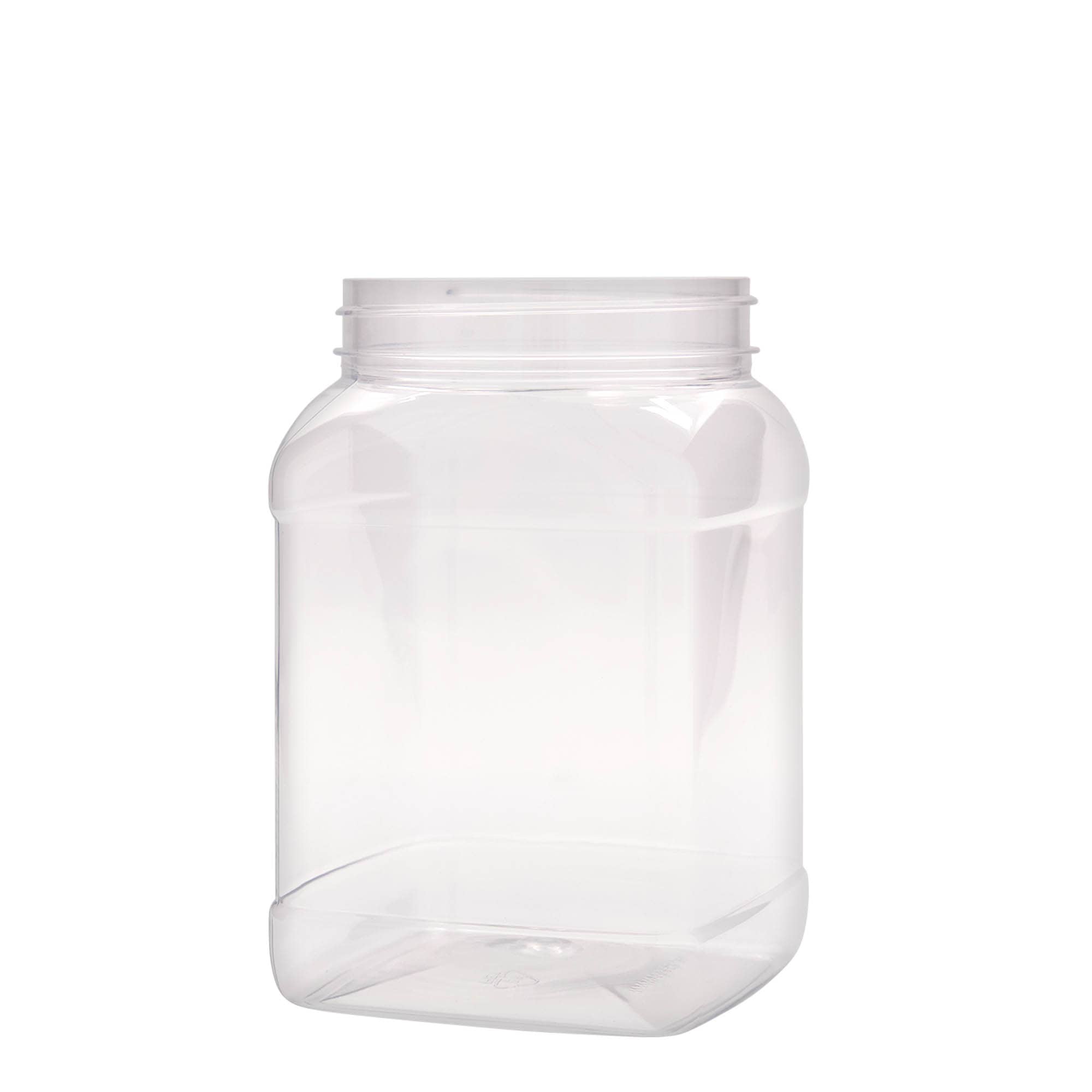 Bote de PET 'Dana' de 1500 ml, cuadrado, plástico, boca: 100/400 Bote de PET 'Dana' de 1500 ml, cuadrado, plástico, boca: 100/400