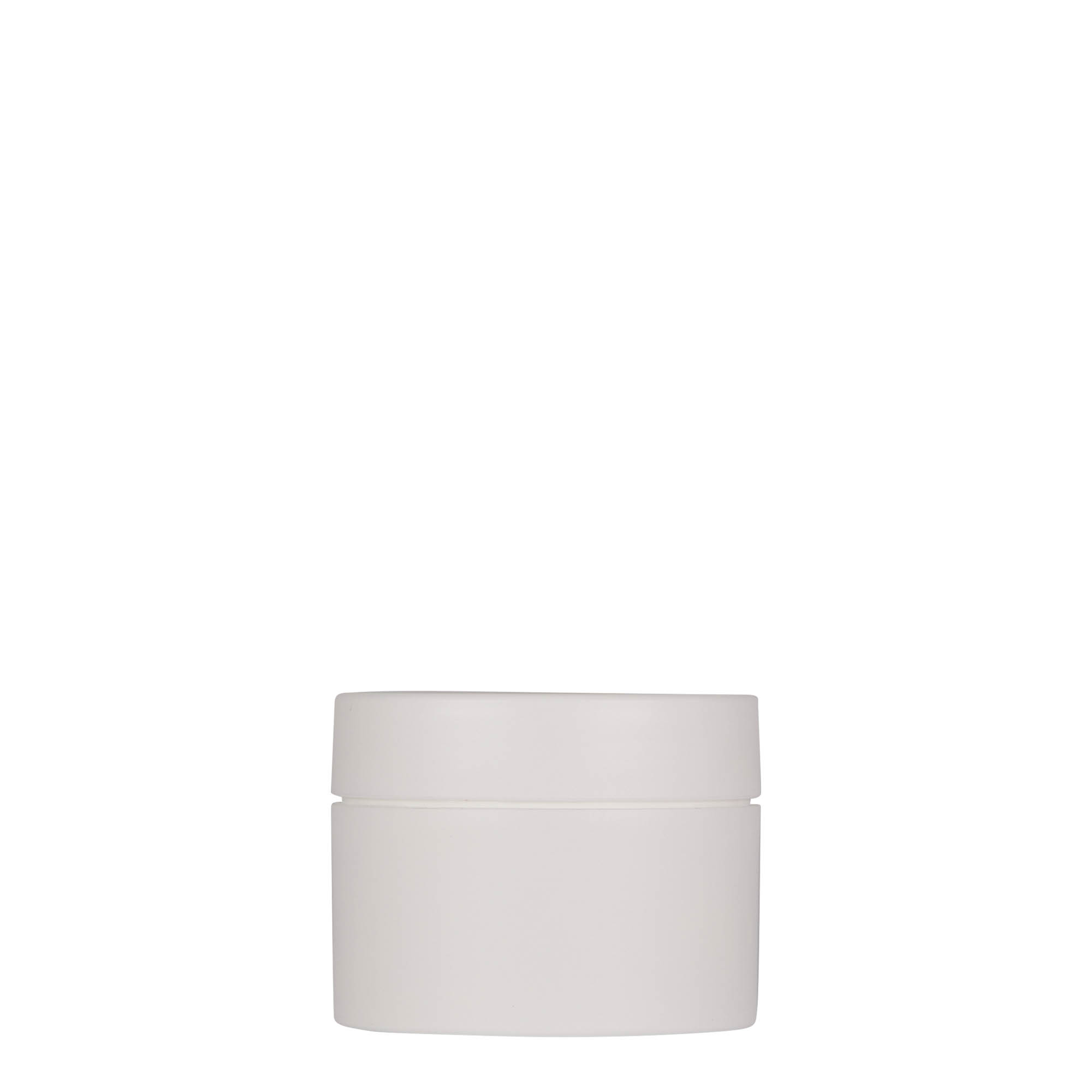 50 ml bote de plástico 'Antonella', PP, blanco, boca: cierre de rosca 50 ml bote de plástico 'Antonella', PP, blanco, boca: cierre de rosca